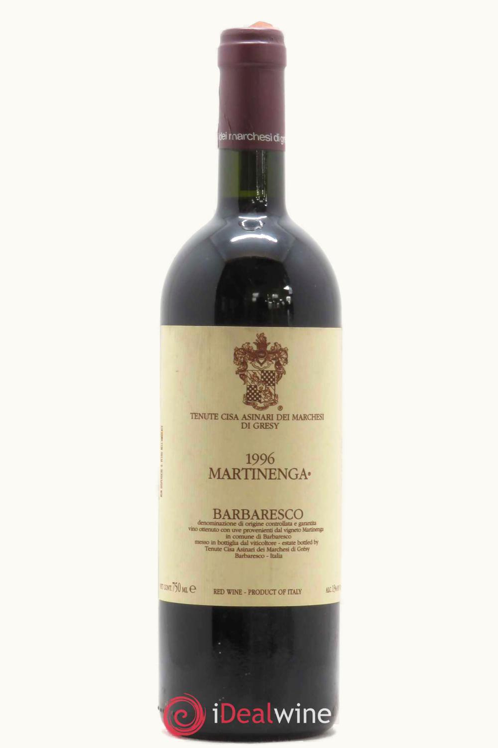 Tenute Cisa Asinari Marchesi di Gresy Martinenga DOCG Barbaresco Piemonte Italy, 1995