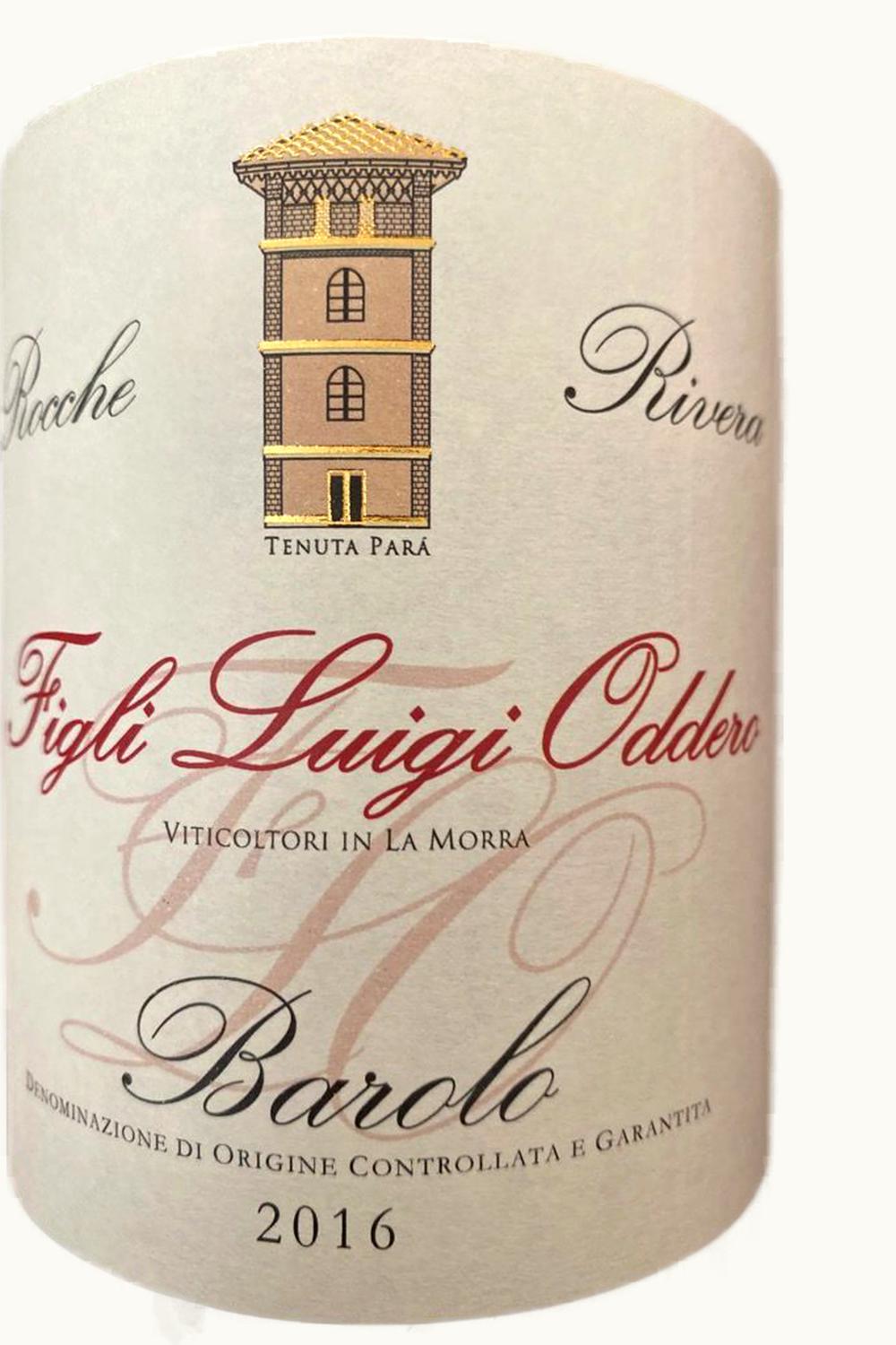 Figli Luigi Oddero Rocche Rivera DOCG Barolo Piemonte Italy, 1995