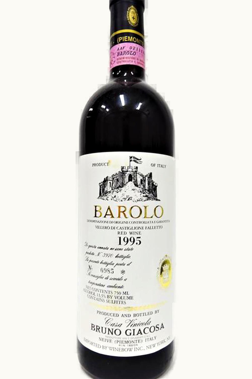 Bruno Giacosa VIllero di Castiglione Falletto DOCG Barolo Piemonte Italy, 1995