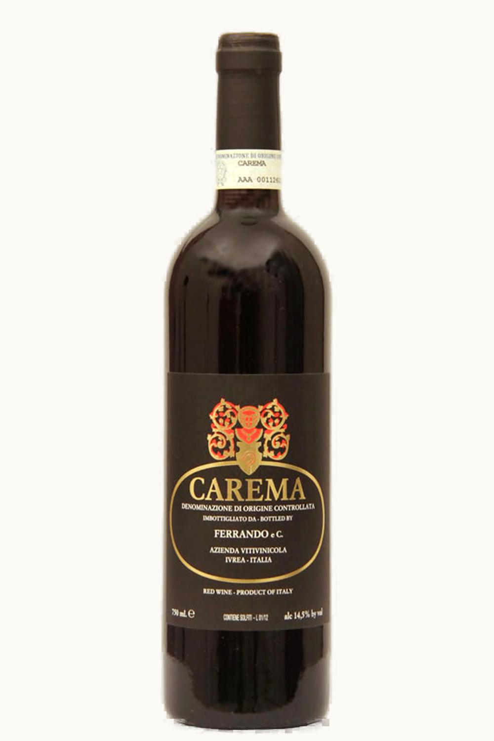Ferrando Black Etichetta Nera Nebbiolo di Carema Piemonte Italy, 1995