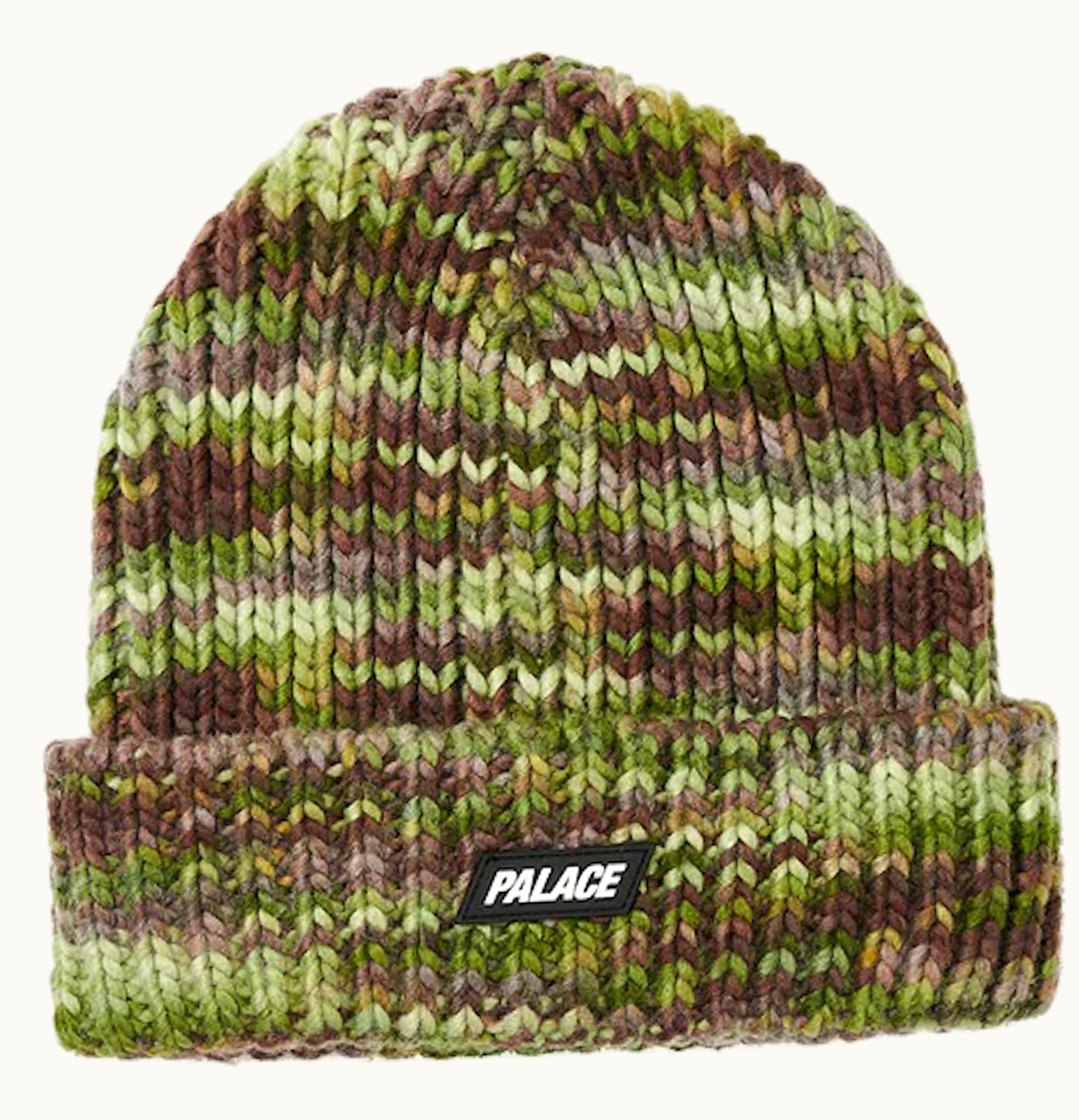 Palace Palace Crochet Camo Beanie Woodland Camo