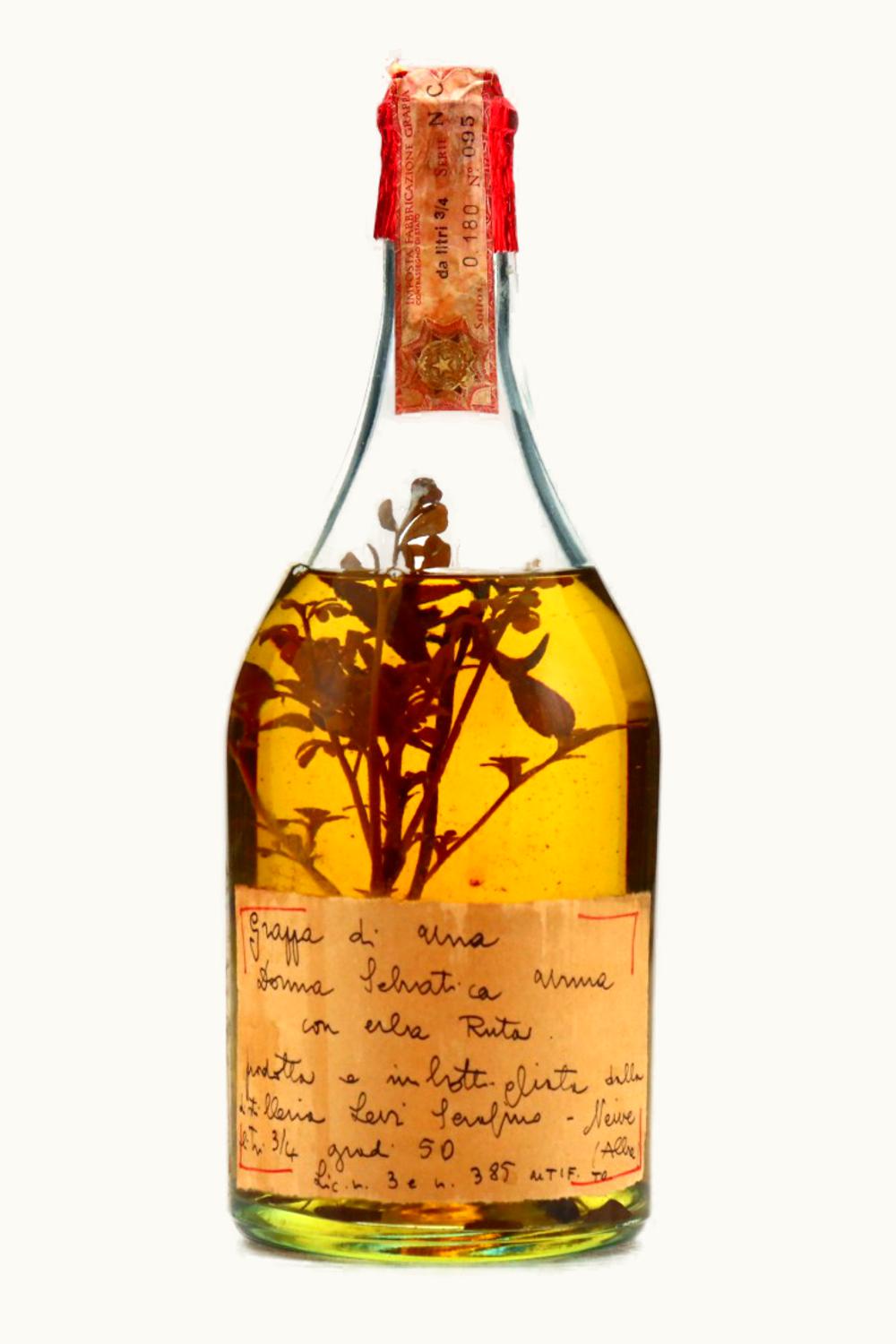 Distilleria Romano Levi Grappa Una Donna Selvatica con Erbe Piemonte Italy, 1994