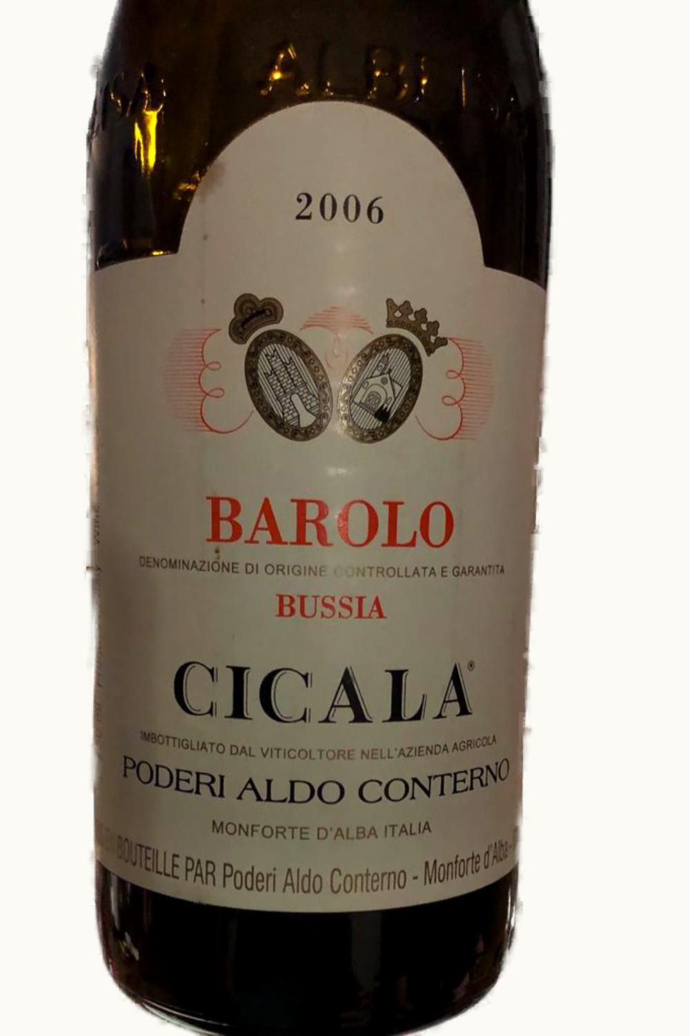 Podere Aldo Conterno Bussia Cicala DOCG Barolo Piemonte Italy, 1993