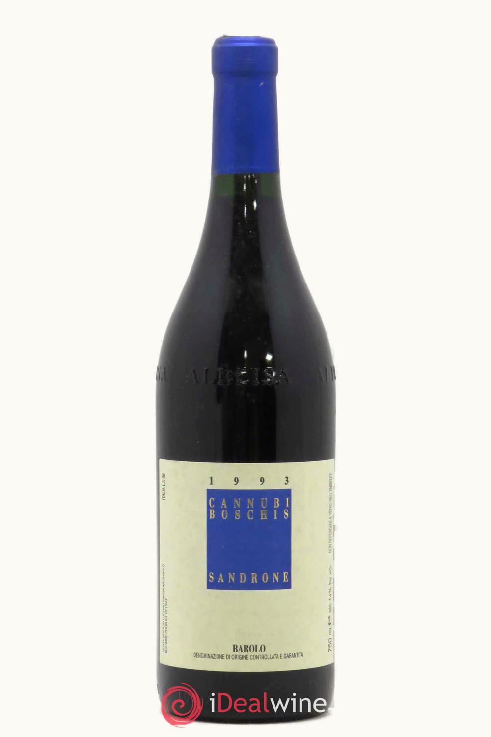 Luciano Sandrone Aleste Cannubi Boschis DOCG Barolo Piemonte Italy, 1993