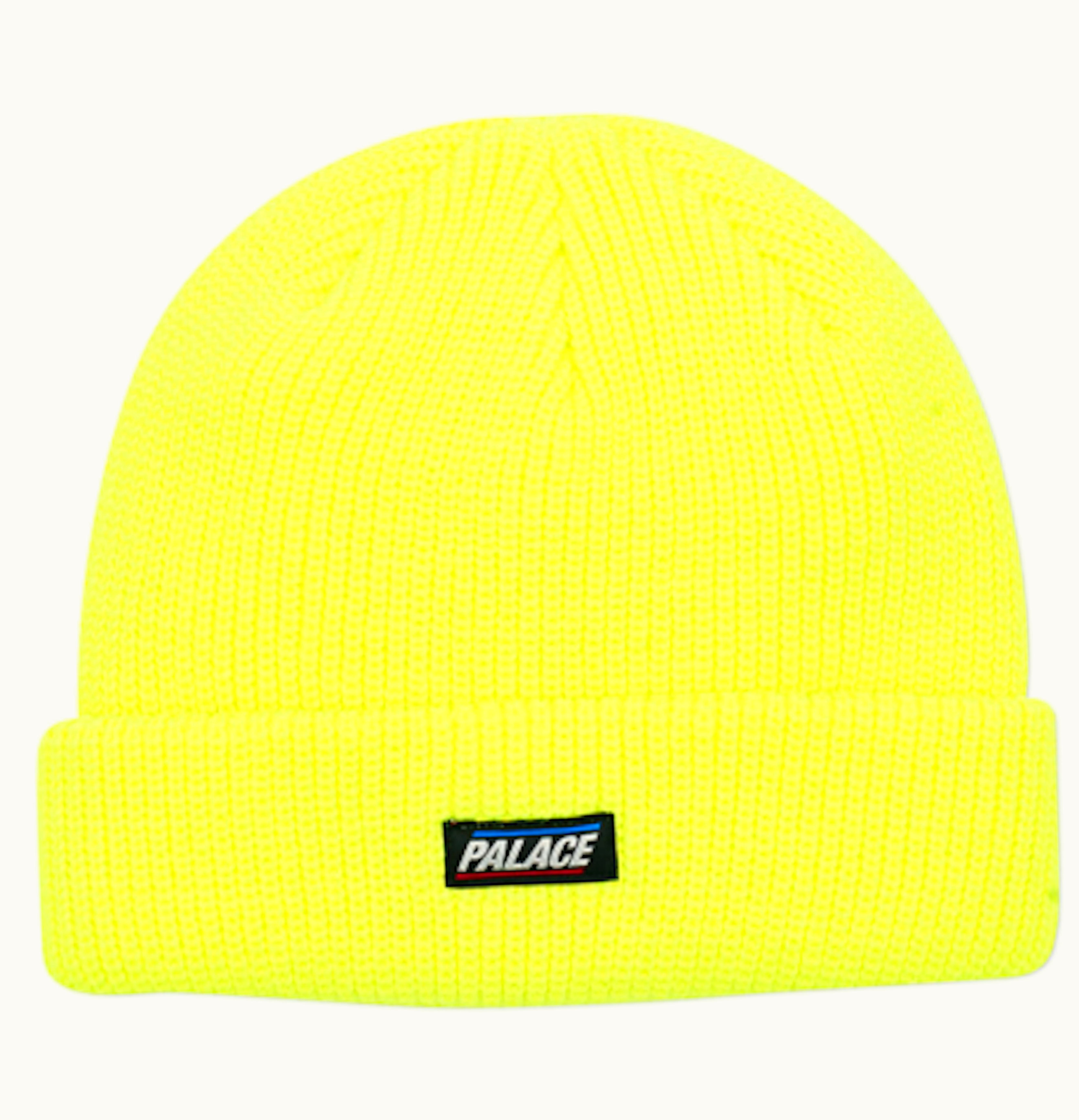 Palace Palace Flag Label Beanie Neon