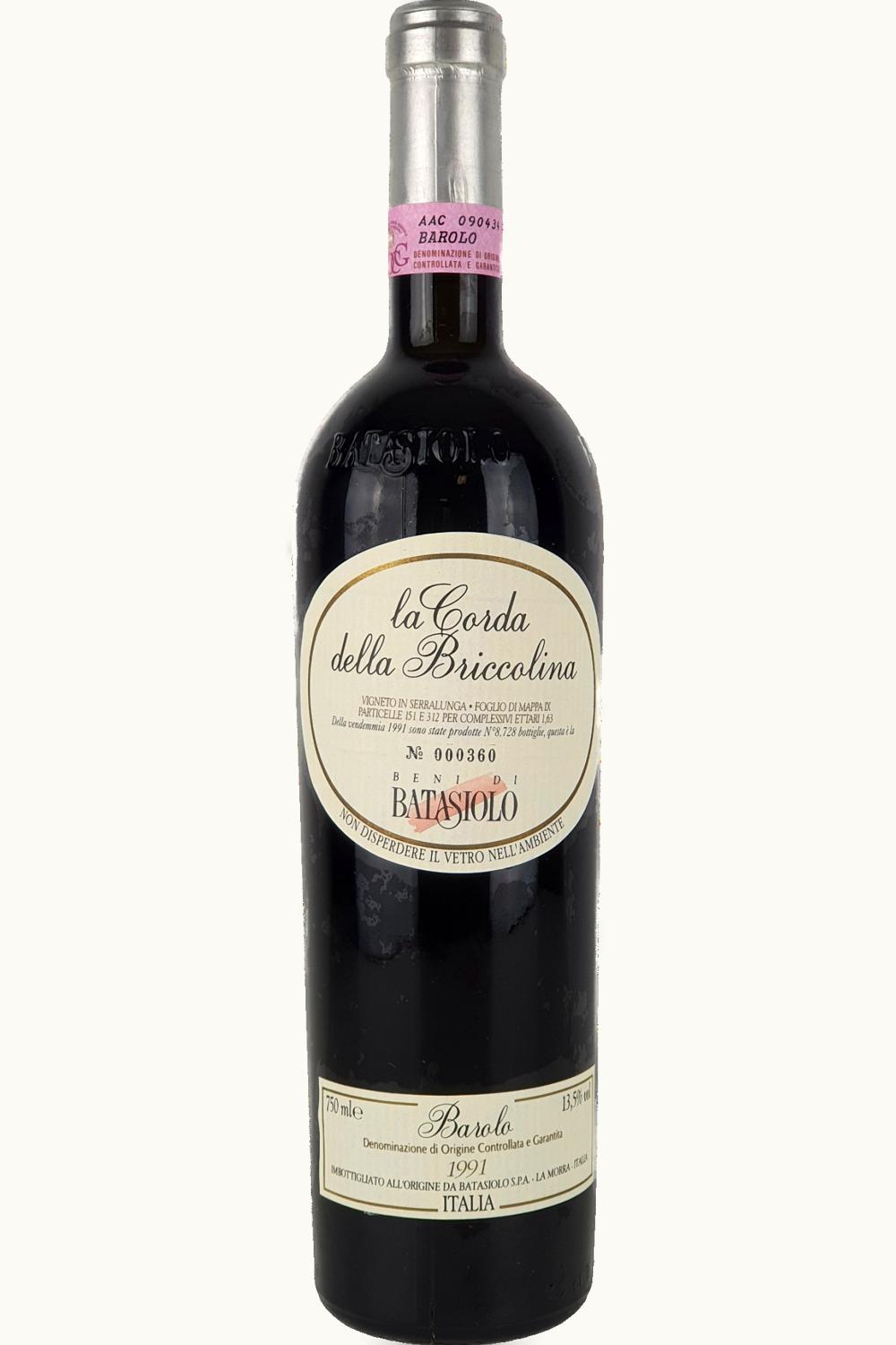 Beni di Batasiolo Vigneto Corda della Briccolina, 1991