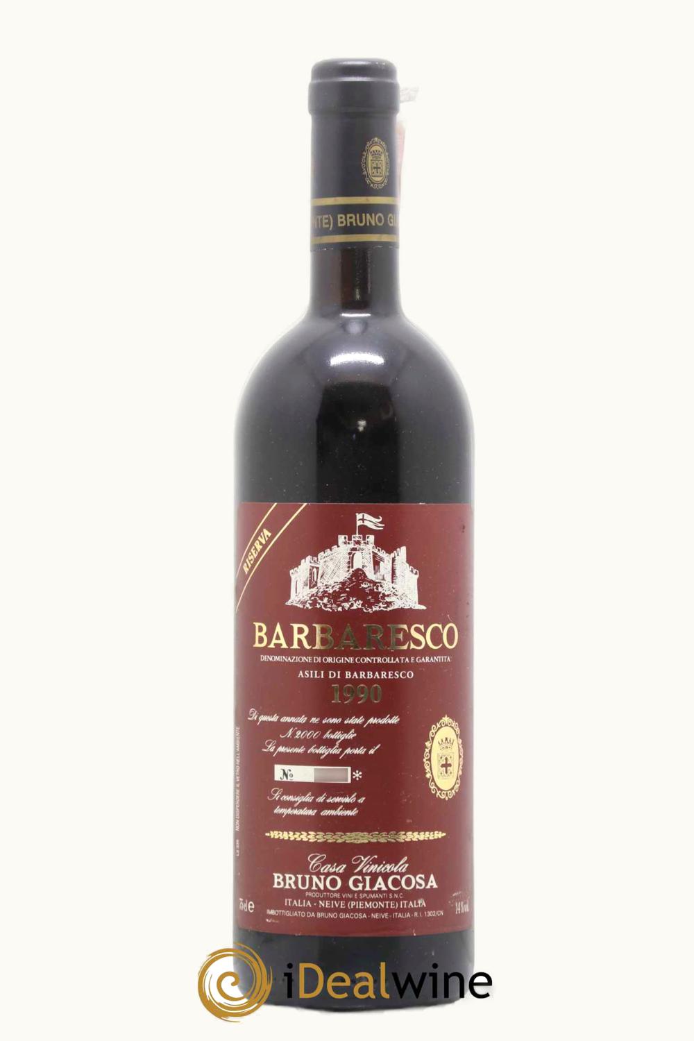 Bruno Giacosa Asili Riserva Barbaresco, 1990
