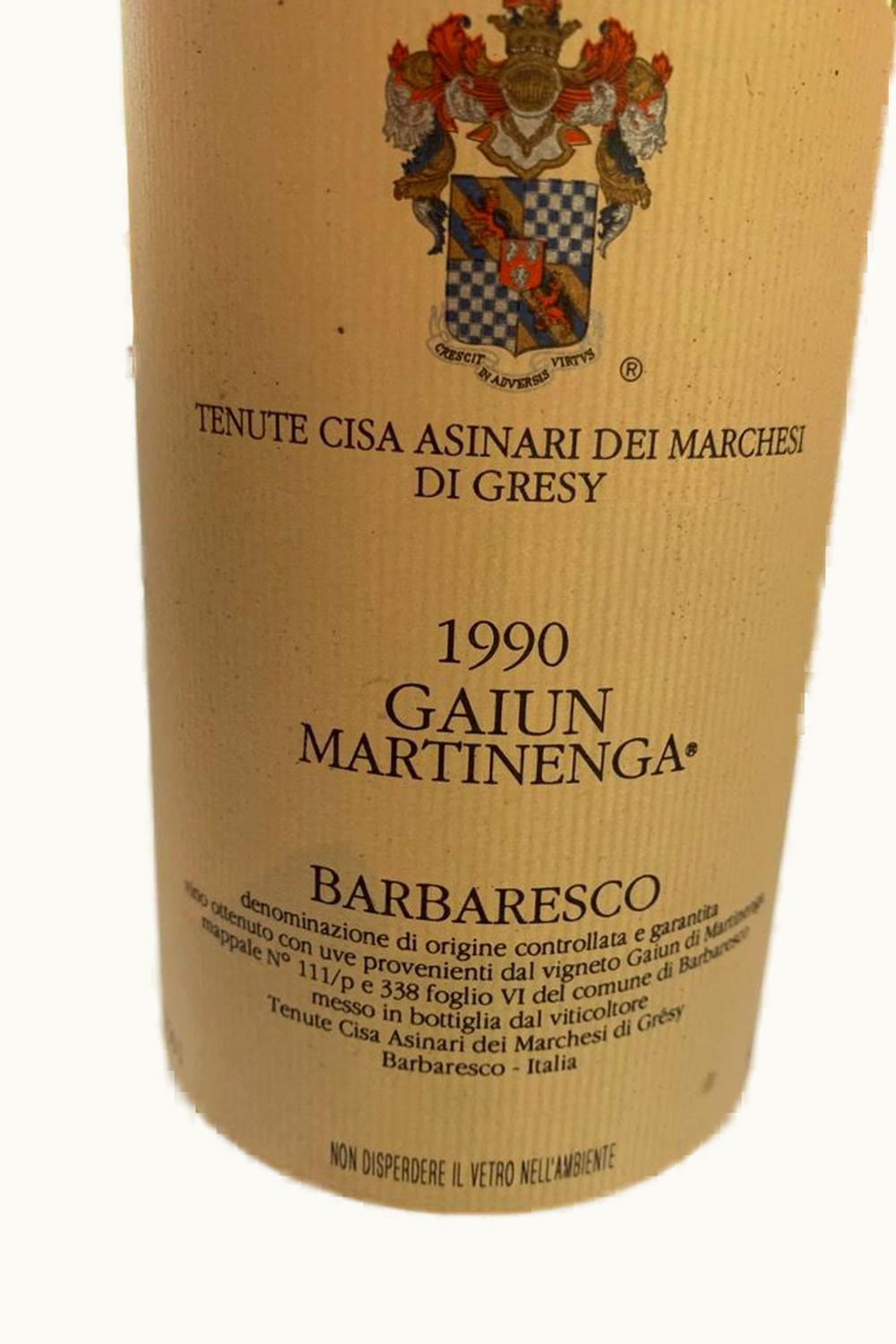 Tenute Cisa Asinari Gaiun Martinenga Barbaresco, 1990
