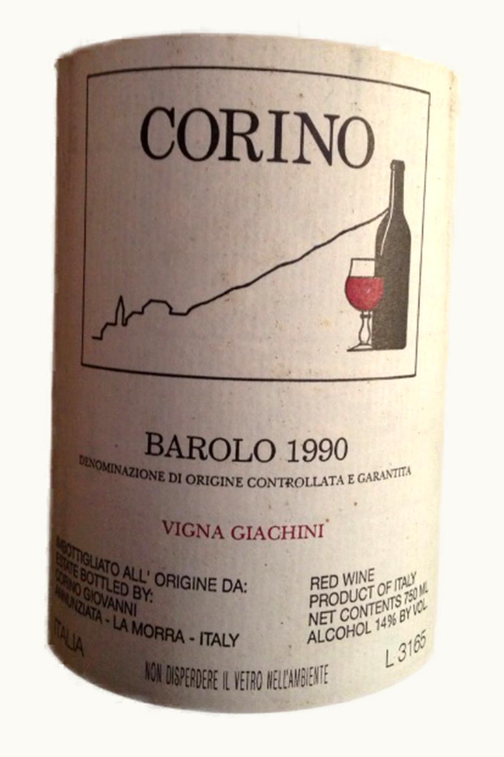 Giovanni Corino VIgna Giachini Barolo, 1990