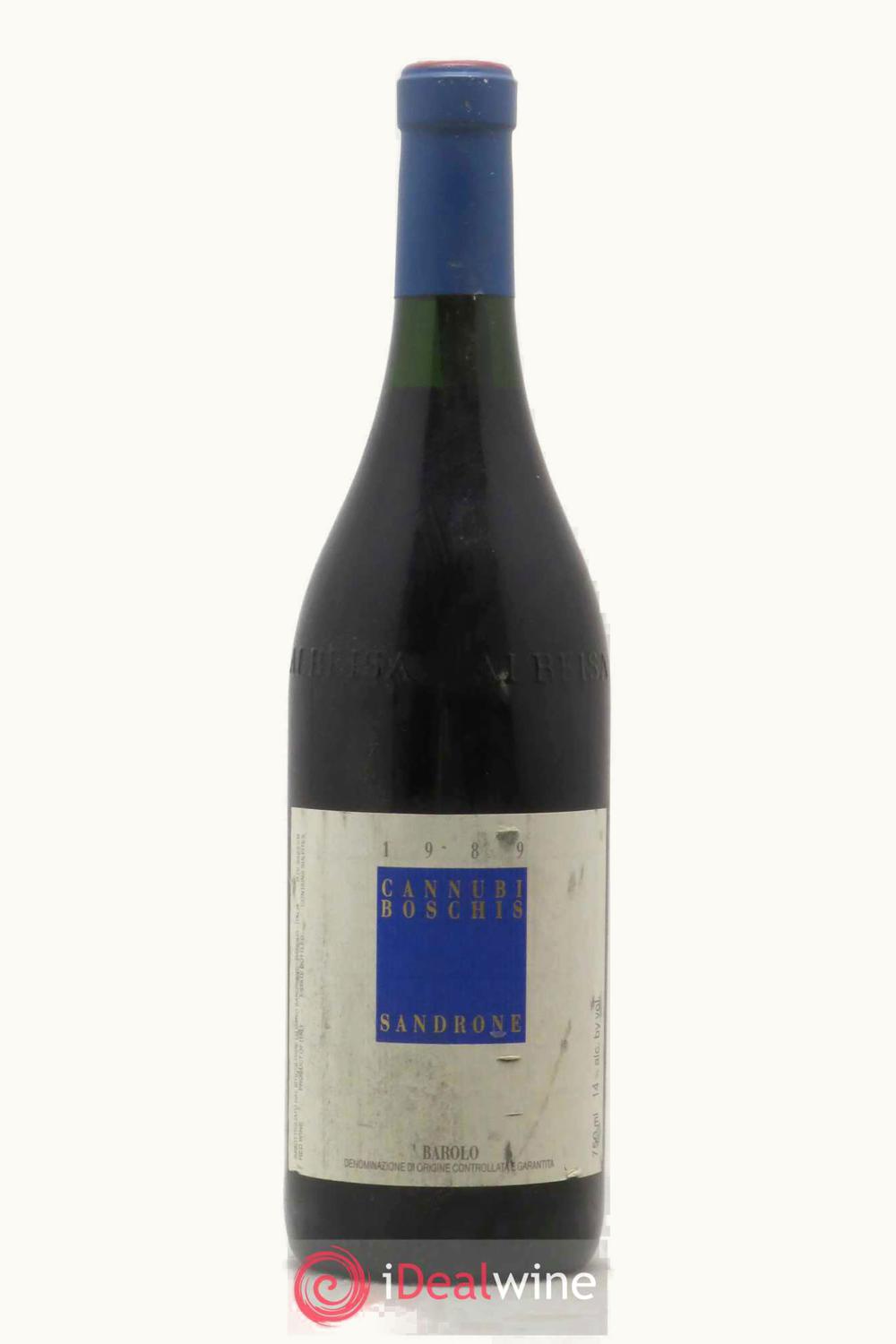 Luciano Sandrone Aleste Cannubi Boschis Barolo, 1989