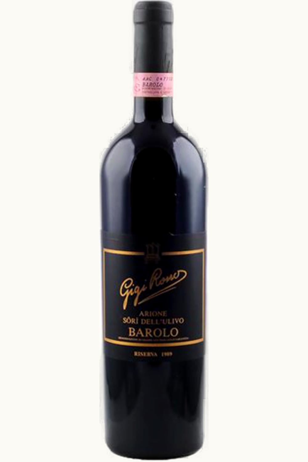Gigi Rosso Arione Riserva dell'Ulivo Barolo, 1989