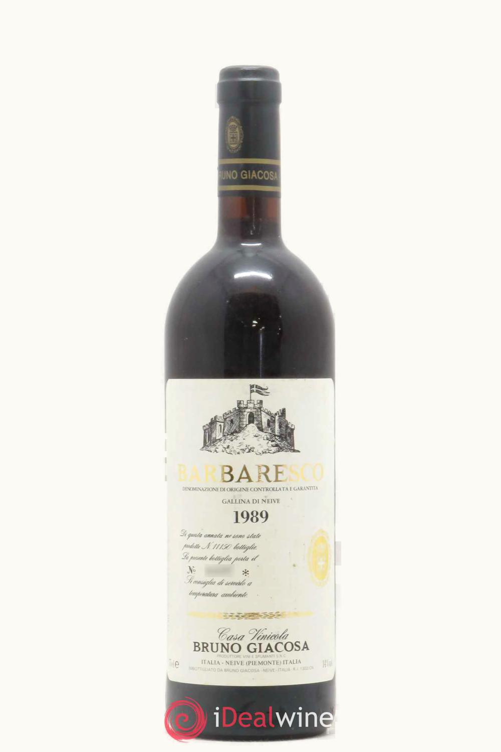Bruno Giacosa Gallina di Neive Barbaresco, 1989