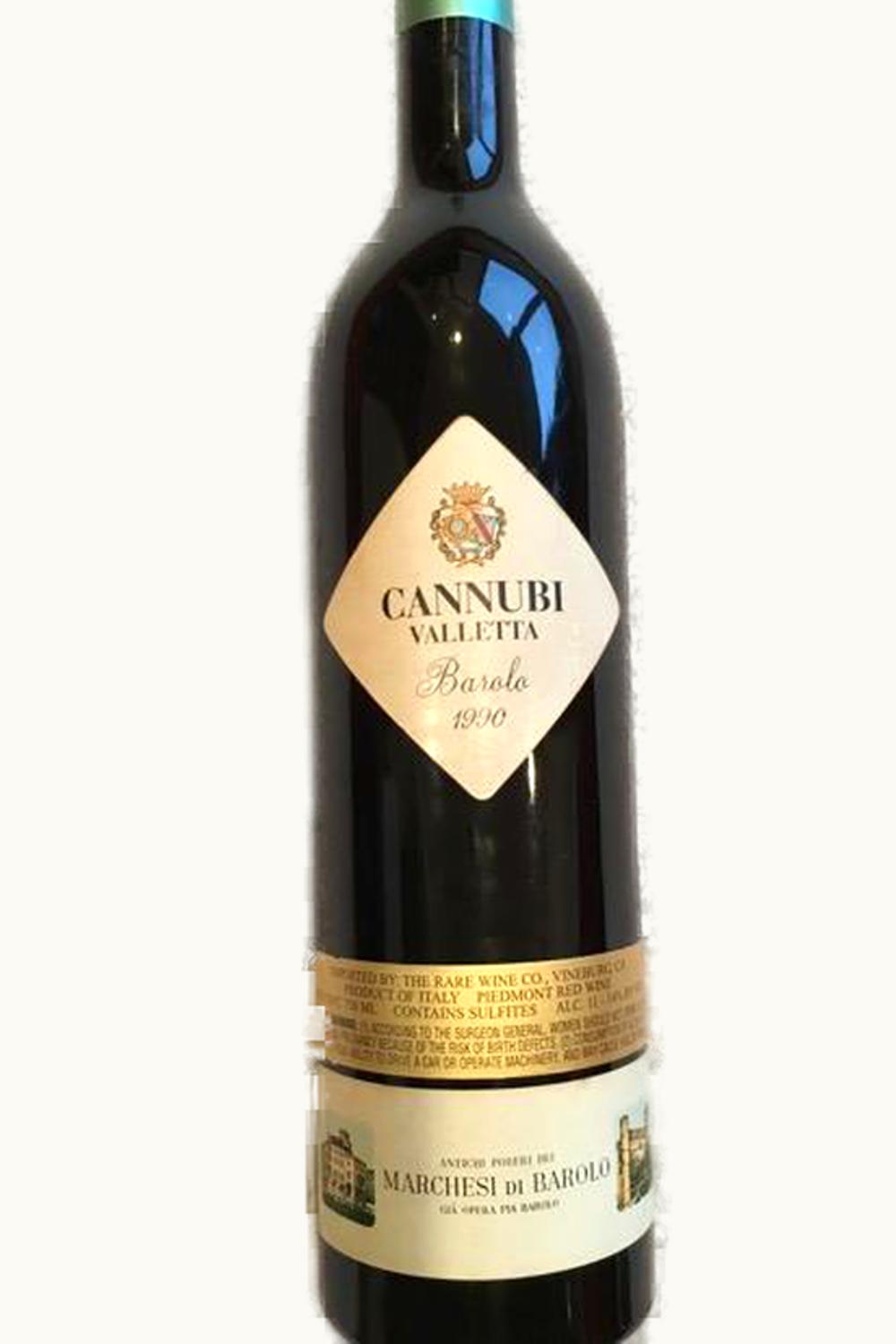 Marchesi di Cannubi Valletta Barolo, 1989