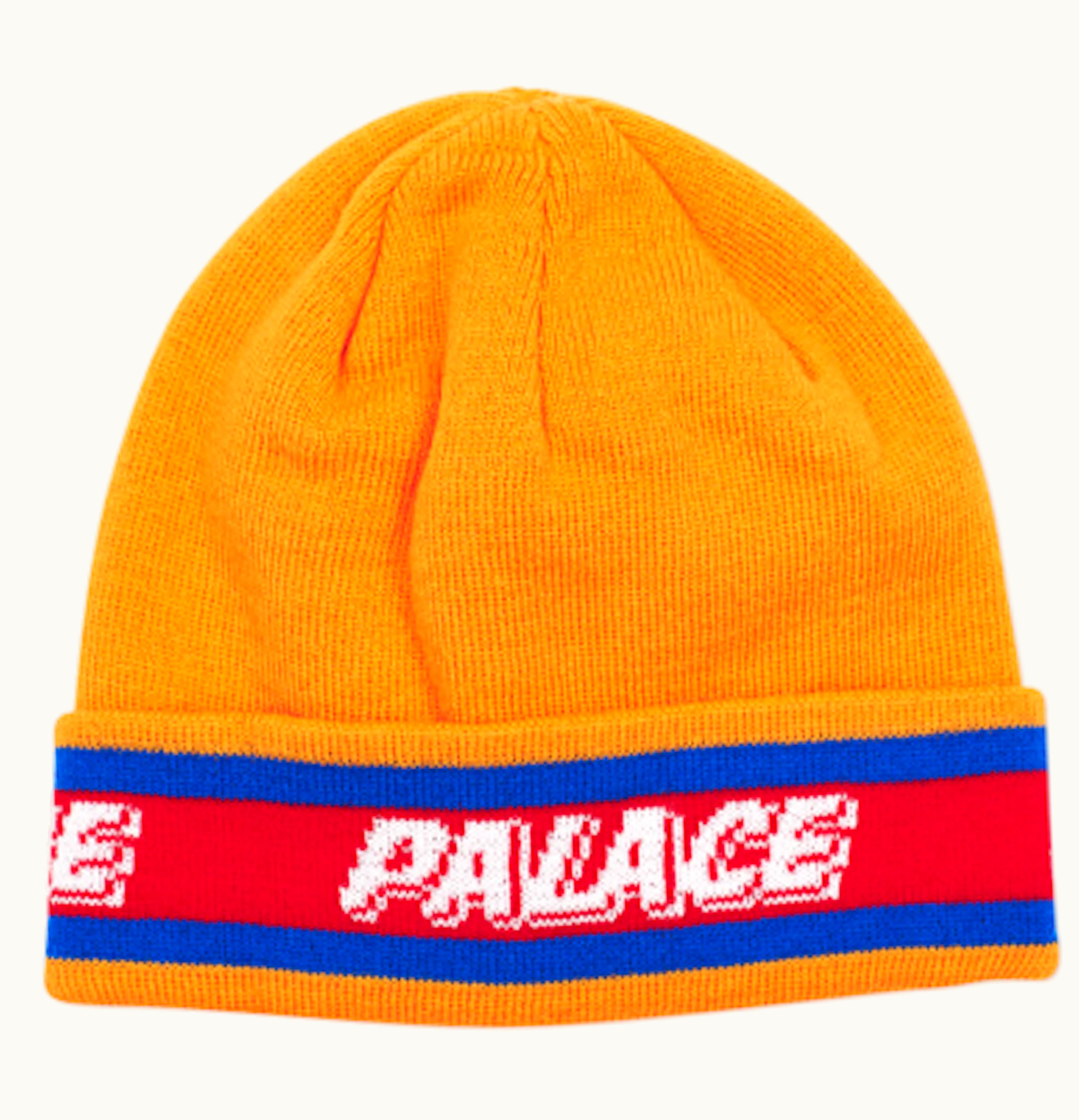Palace Palace R Stripe Beanie Orange