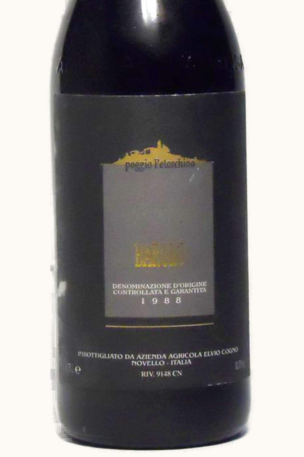Elvio Cogno Poggio Petrichor Ravera Barolo, 1988