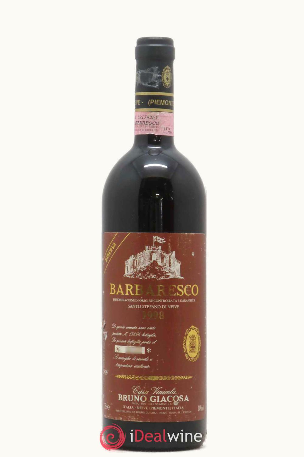 Bruno Giacosa Albesani Santo Stefano Barbaresco, 1987