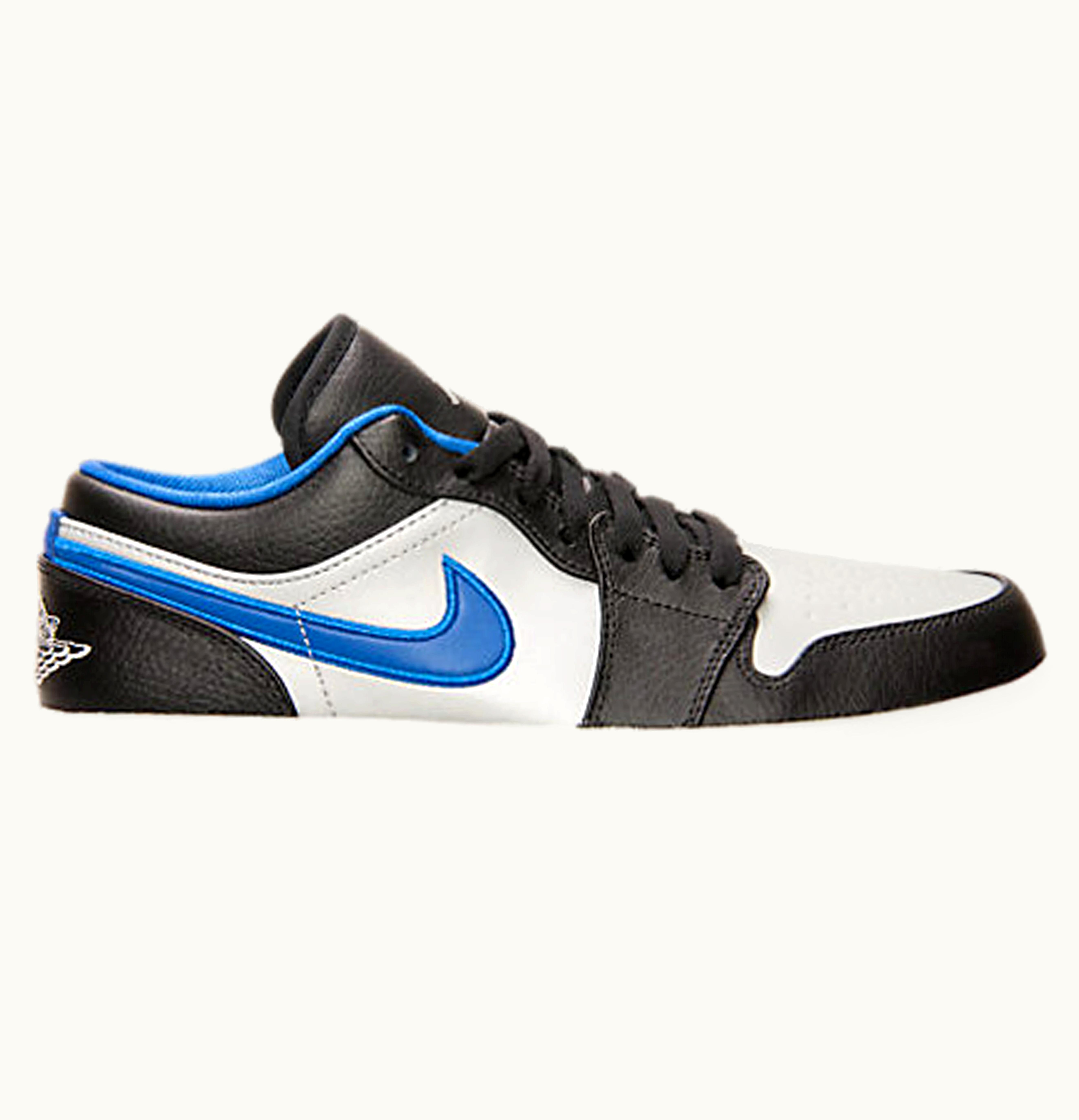 Jordan Air Jordan 1 Low Black Game Royal Metallic Platinum