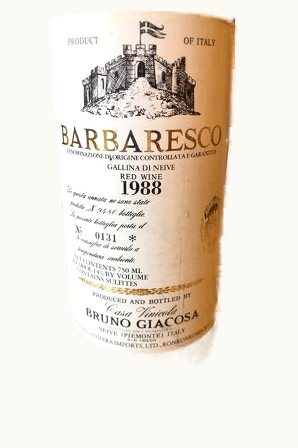 Bruno Giacosa Gallina di Neive Barbaresco, 1987