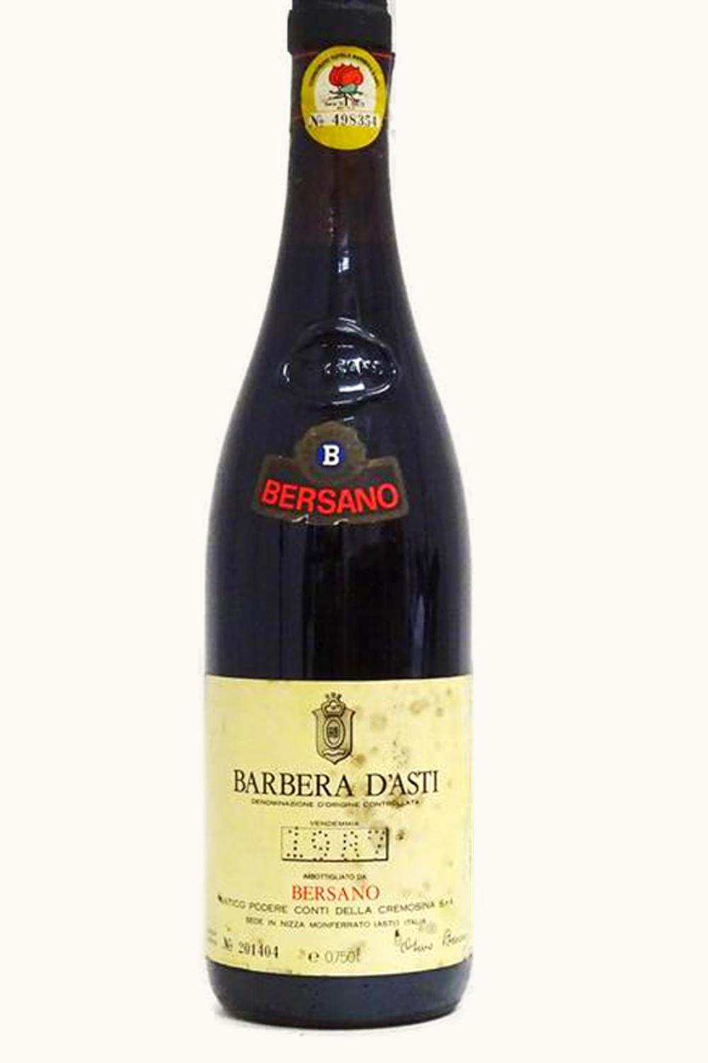 Bersano Barbera d'Asti, 1987