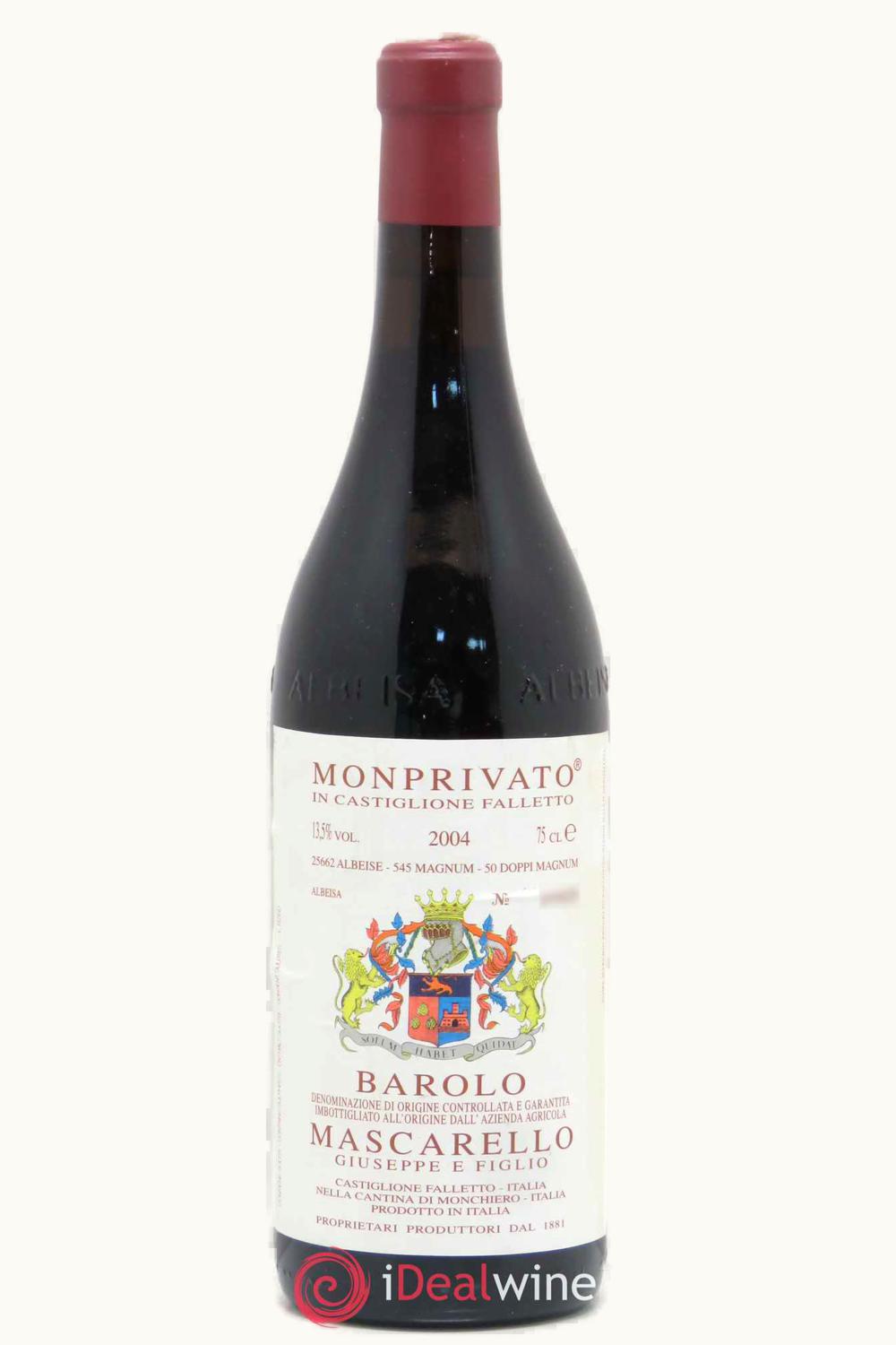 Giuseppe Mascarello e Figlio Monprivato Barolo, 1986