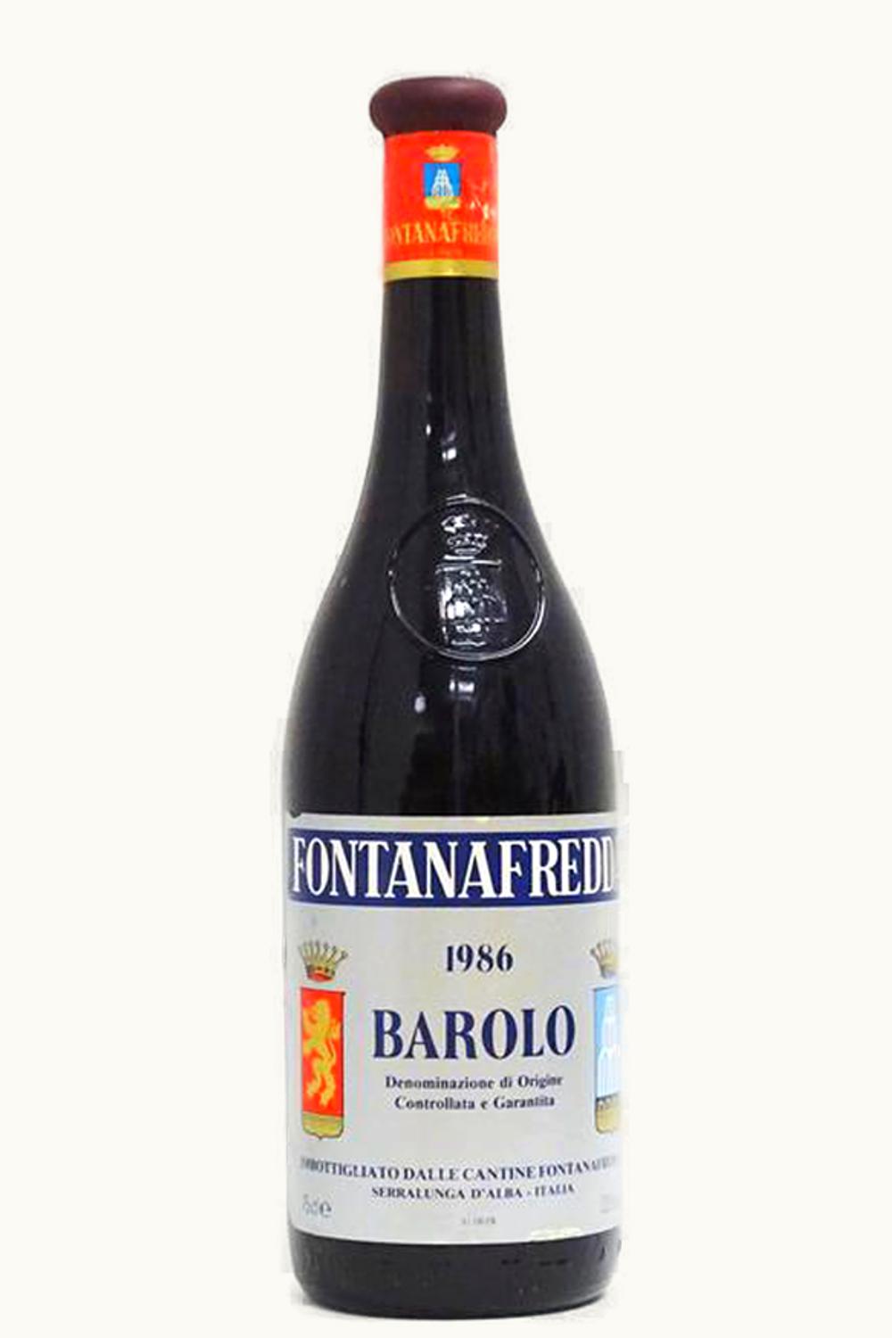 Fontanafredda Barolo, 1986