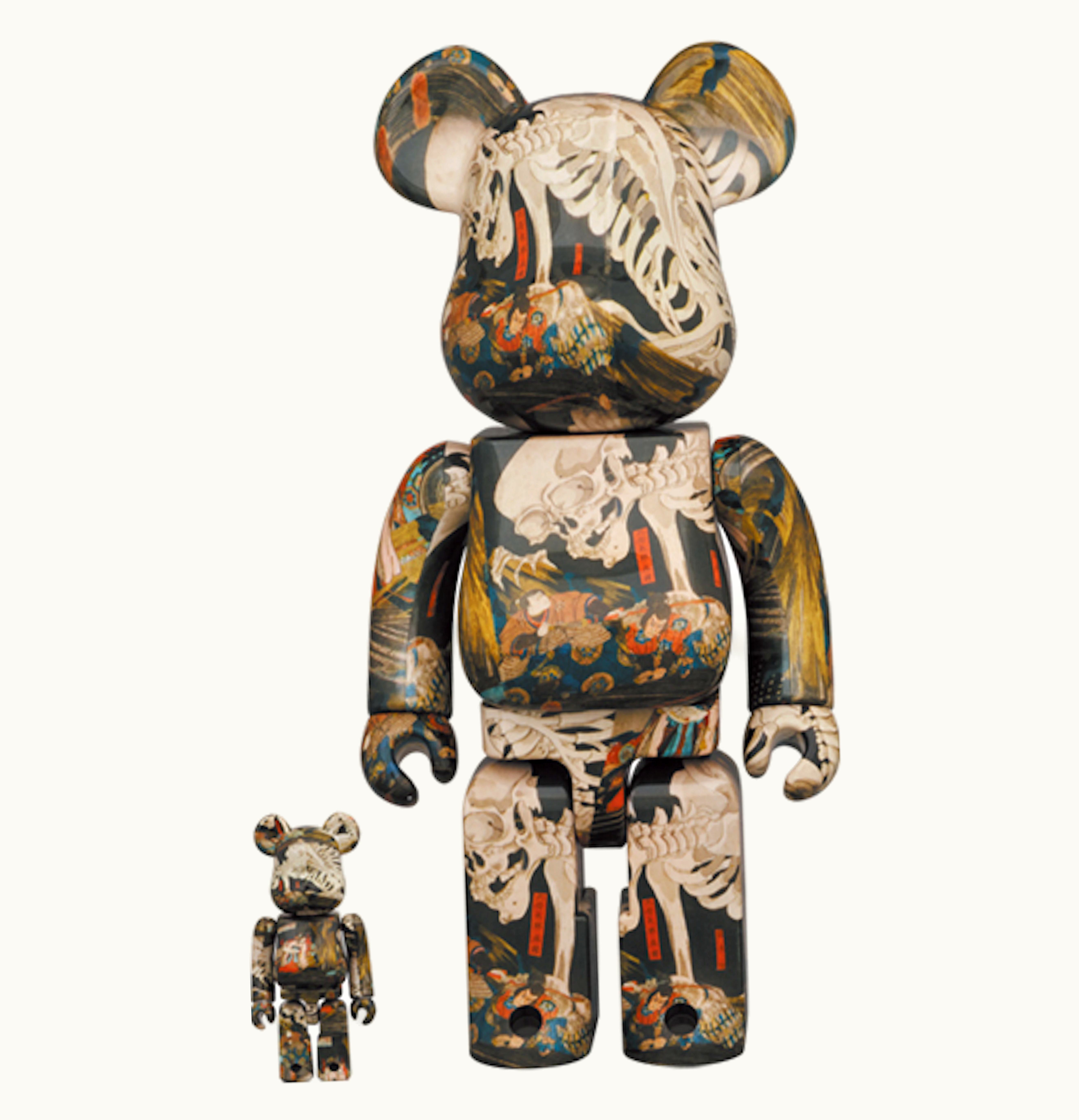Bearbrick Bearbrick Kuniyoshi Utagawa Soma no Kouchi Ura 100 400 Set