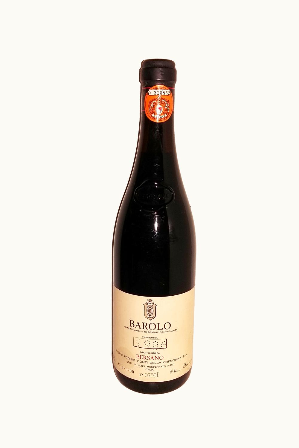 Bersano Riserva Speciale Cremosina Barolo, 1986