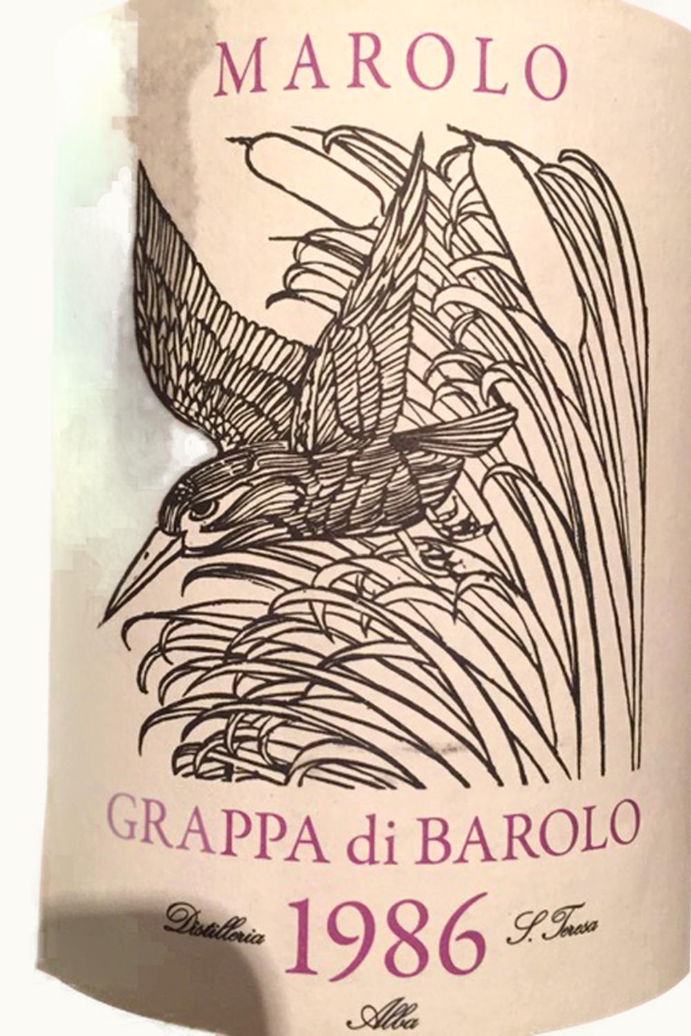 Marolo Grappa di Barolo, 1986