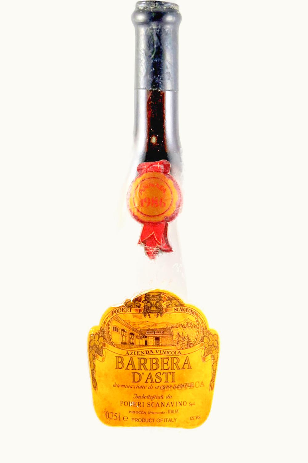 Scanavino Barbera d'Asti, 1986