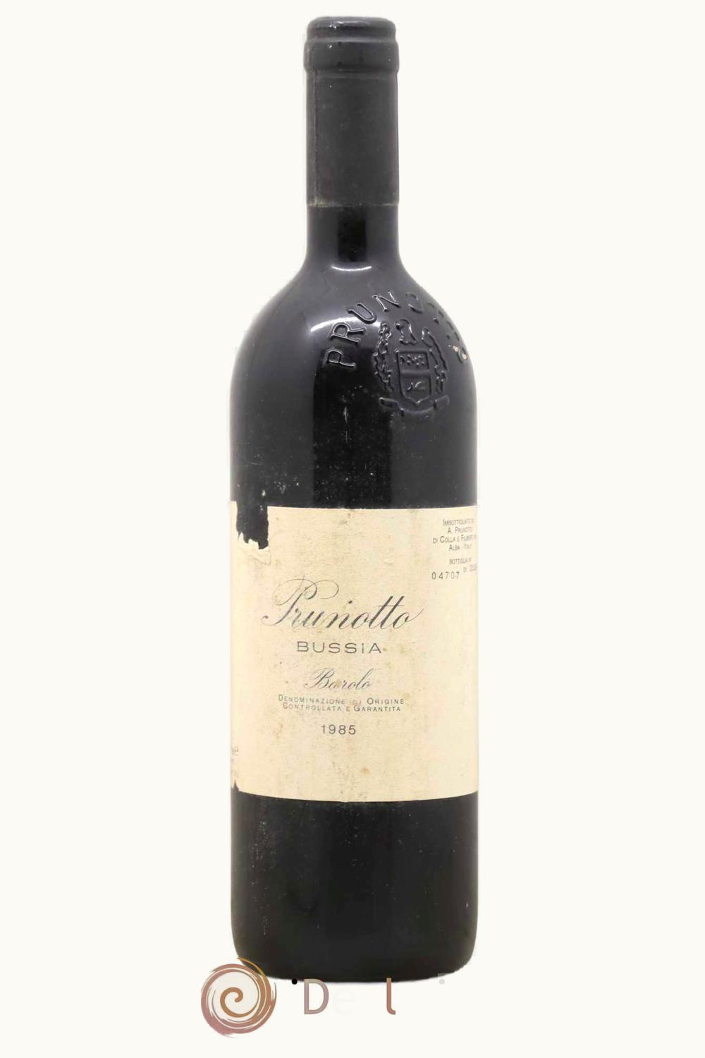 Prunotto Barolo, 1985