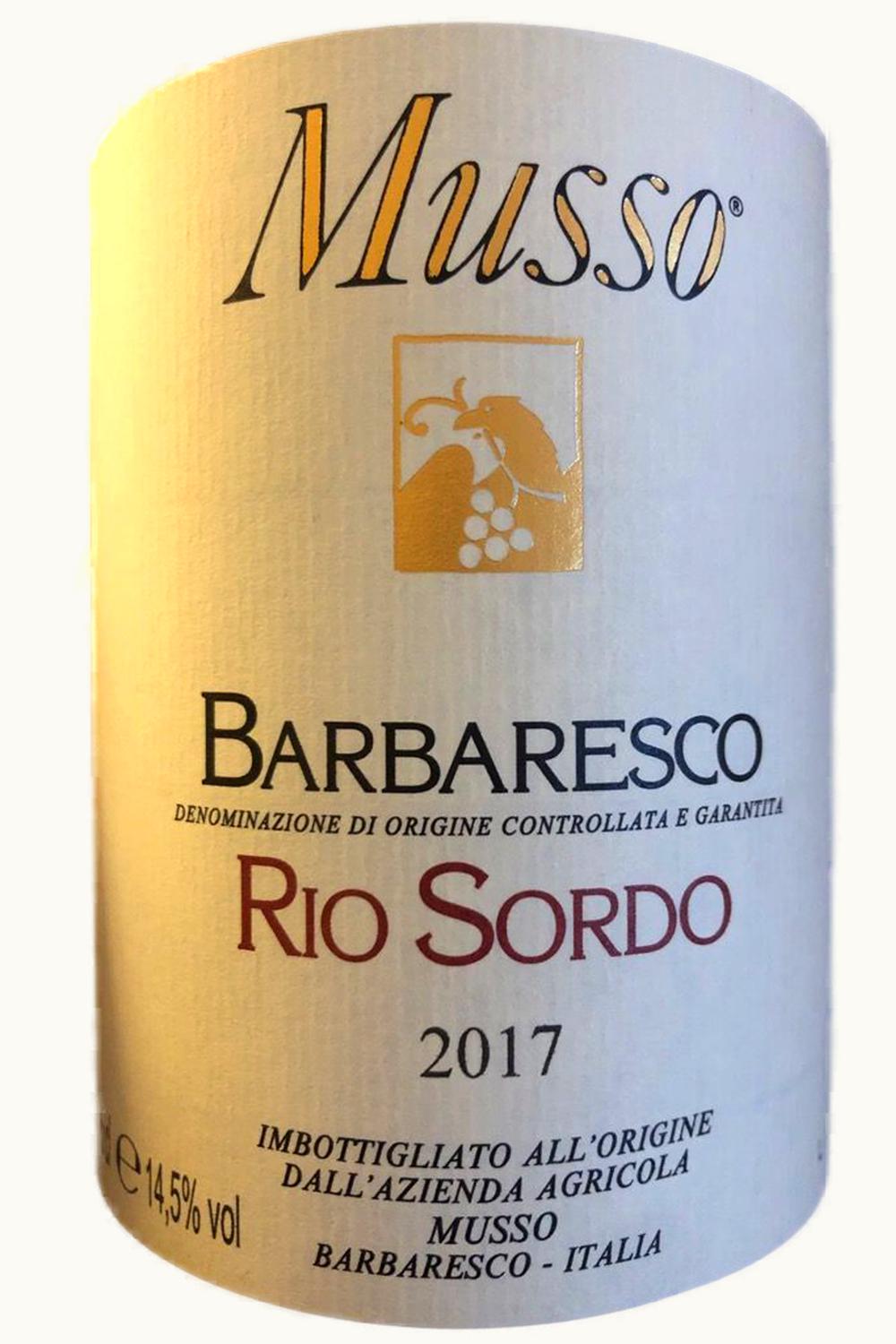 Valter Musso Bricco Rio Sordo Barbaresco, 1984