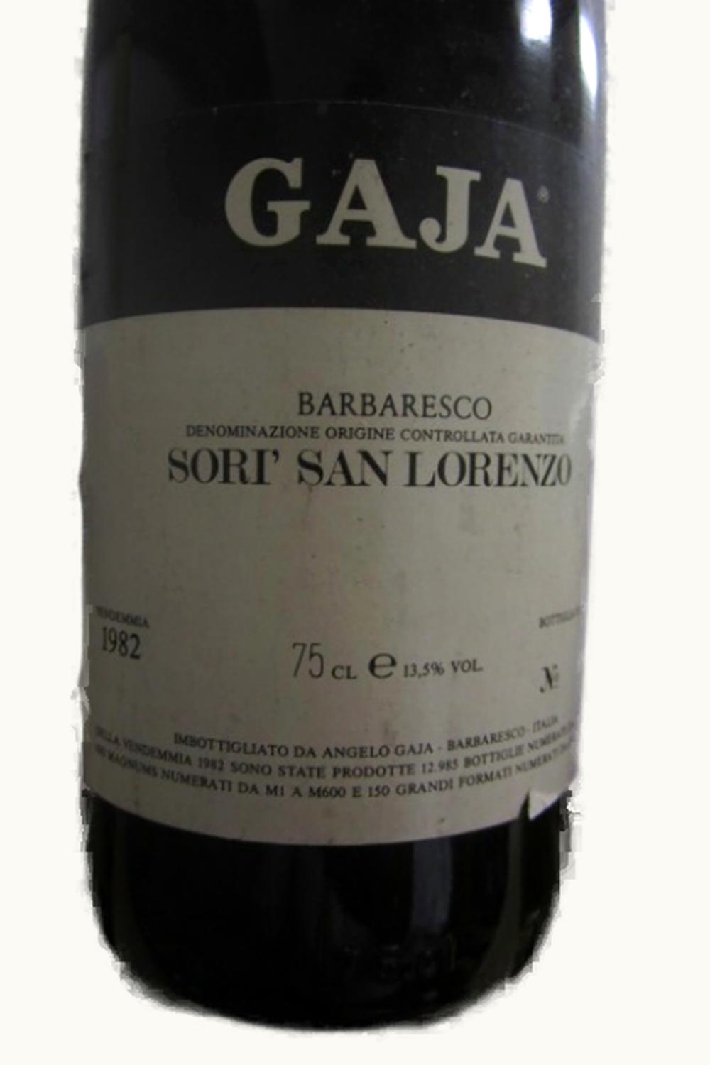 Gaja Sori San Lorenzo Barbaresco, 1983