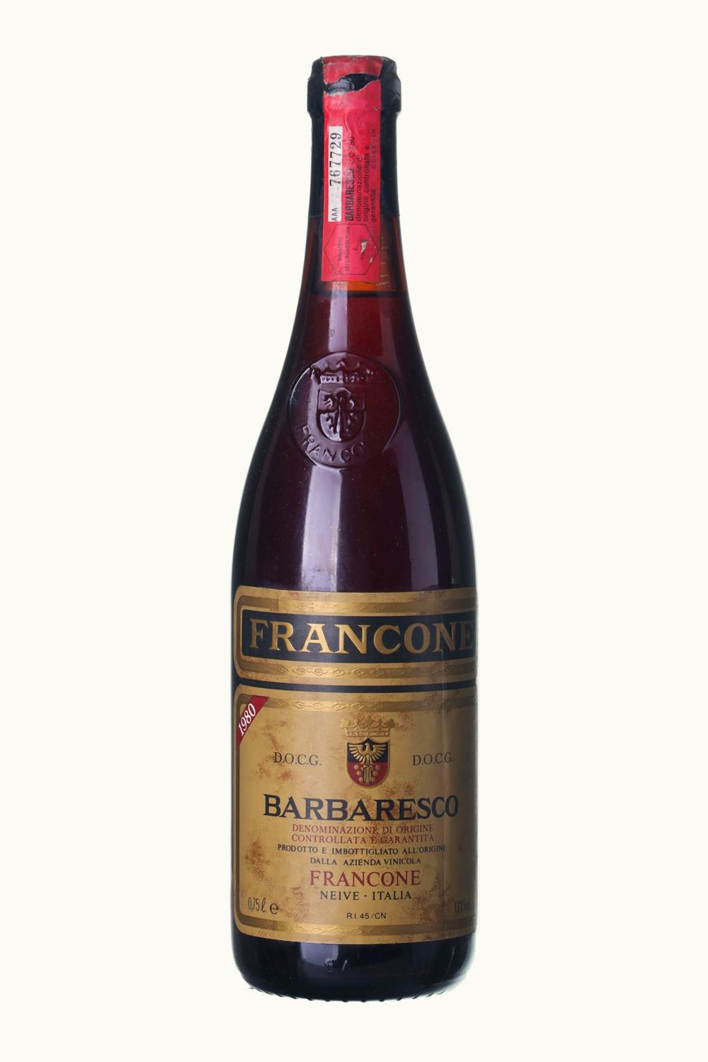 Francone Barbaresco, 1980