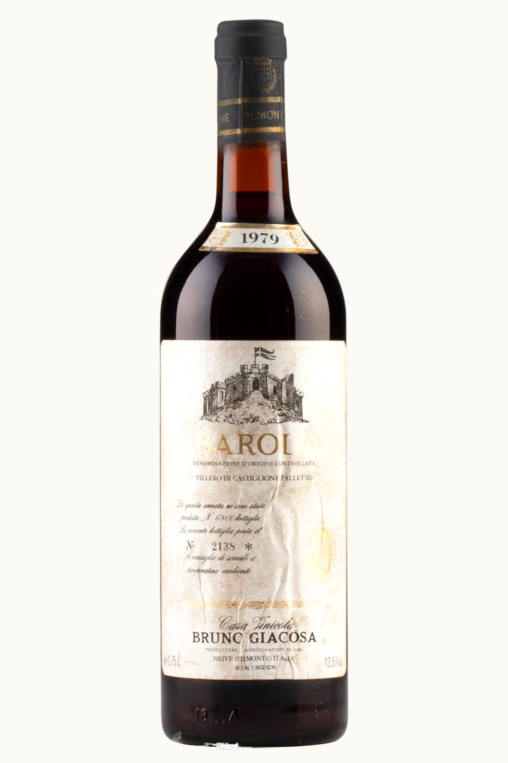 Bruno Giacosa VIllero di Castiglione Falletto Barolo, 1979