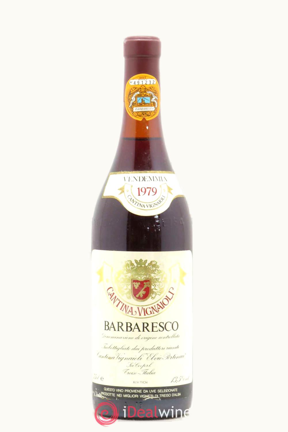 Cantina VIgnaioli Elvio Pertinace Barbaresco, 1979