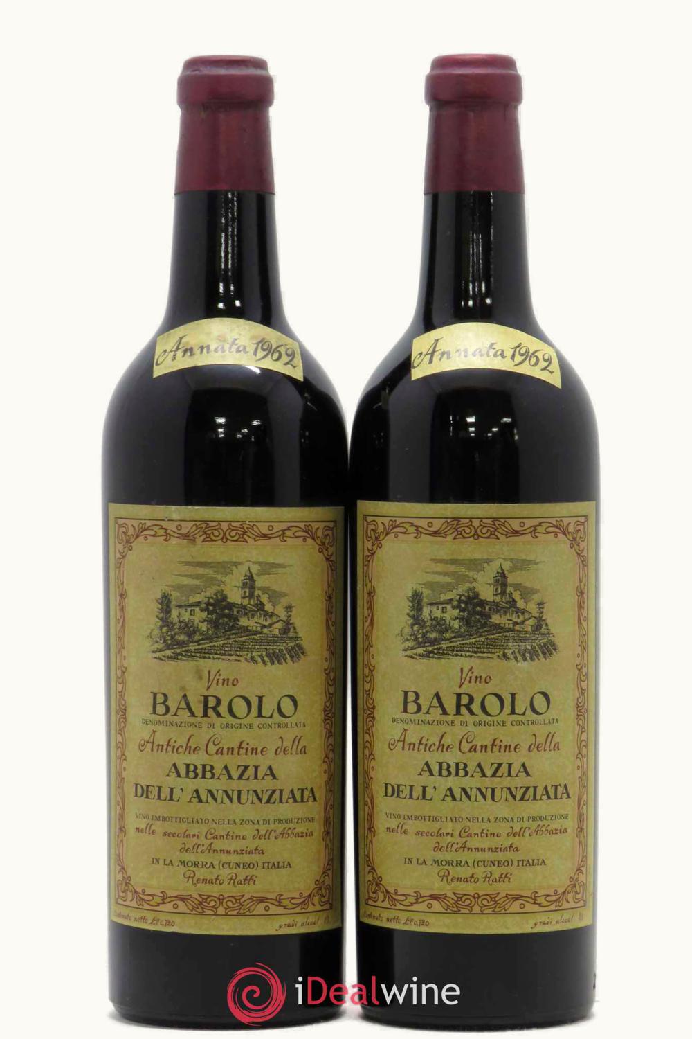 Renato Ratti Abbazia dell'Annunziata Barolo, 1979