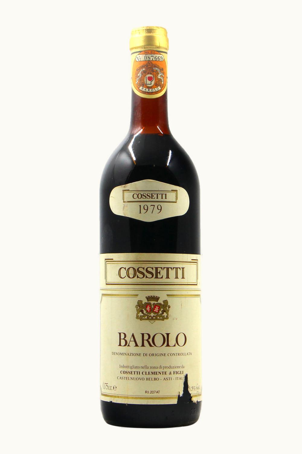 Cossetti Barolo, 1979