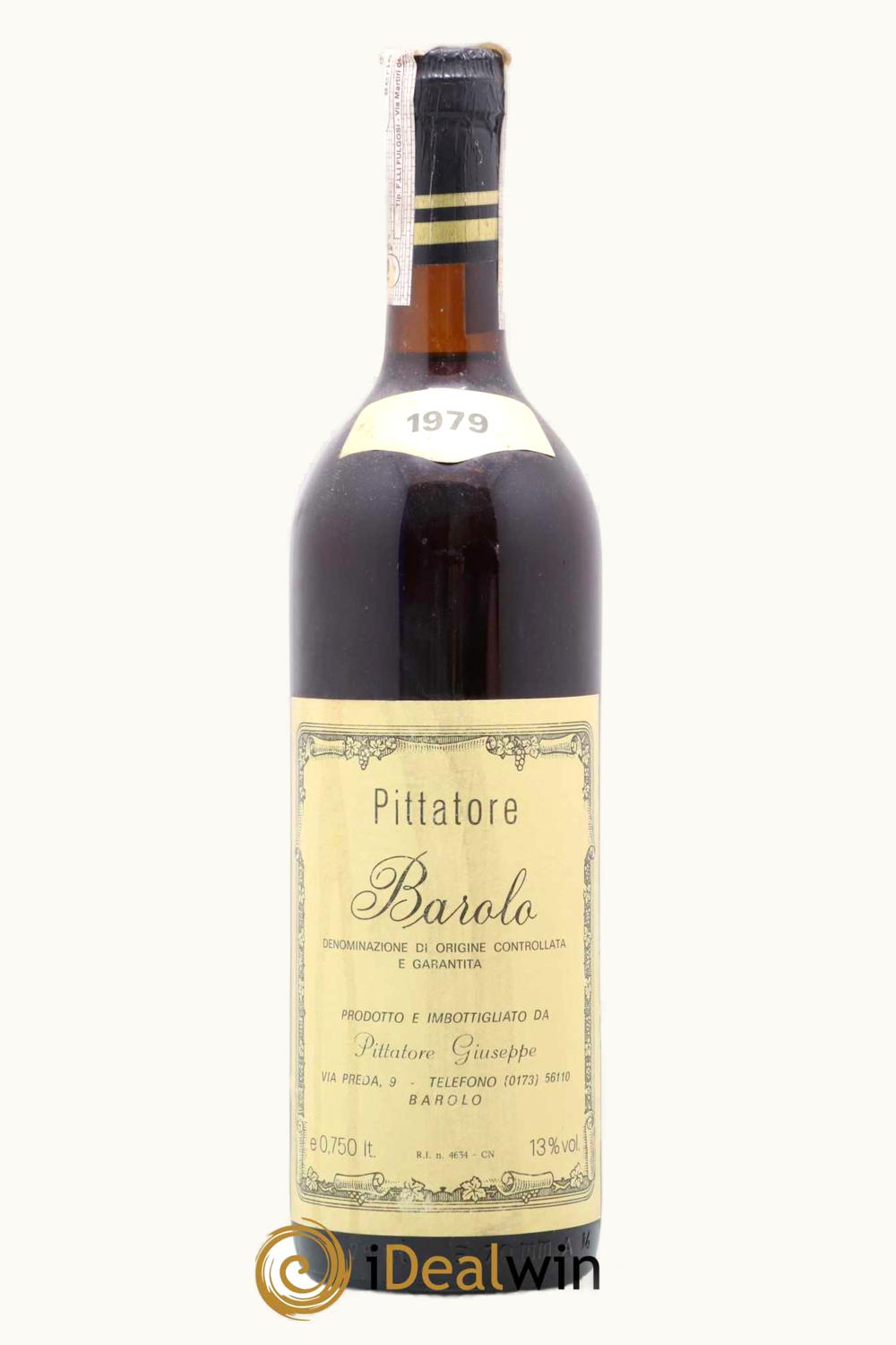 Pittatore Barolo, 1979