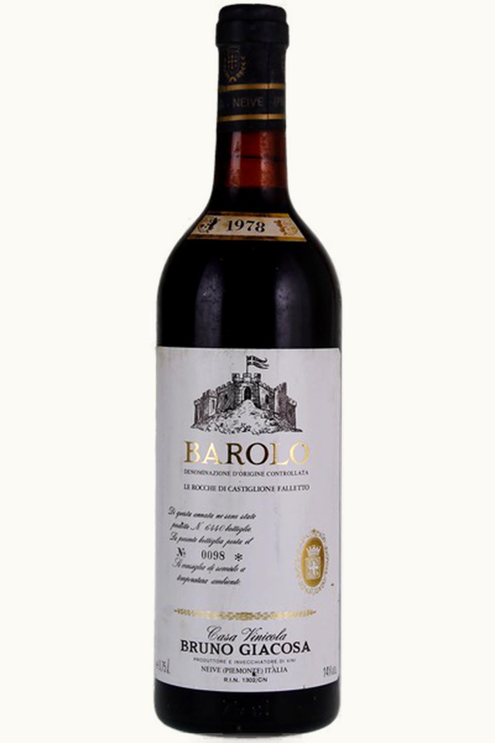 Bruno Giacosa Le Rocche di Castiglione Barolo, 1978