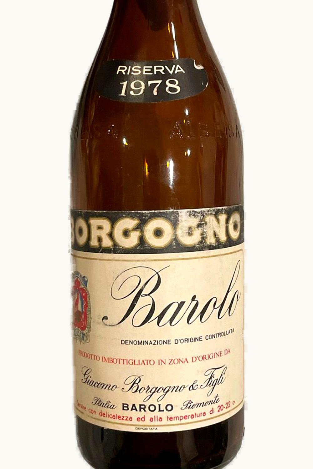 Giacomo Borgogno & Figli Riserva Barolo, 1978
