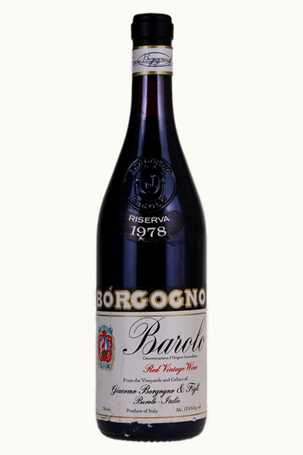 Giacomo Borgogno & Figli Barbera d'Alba, 1978