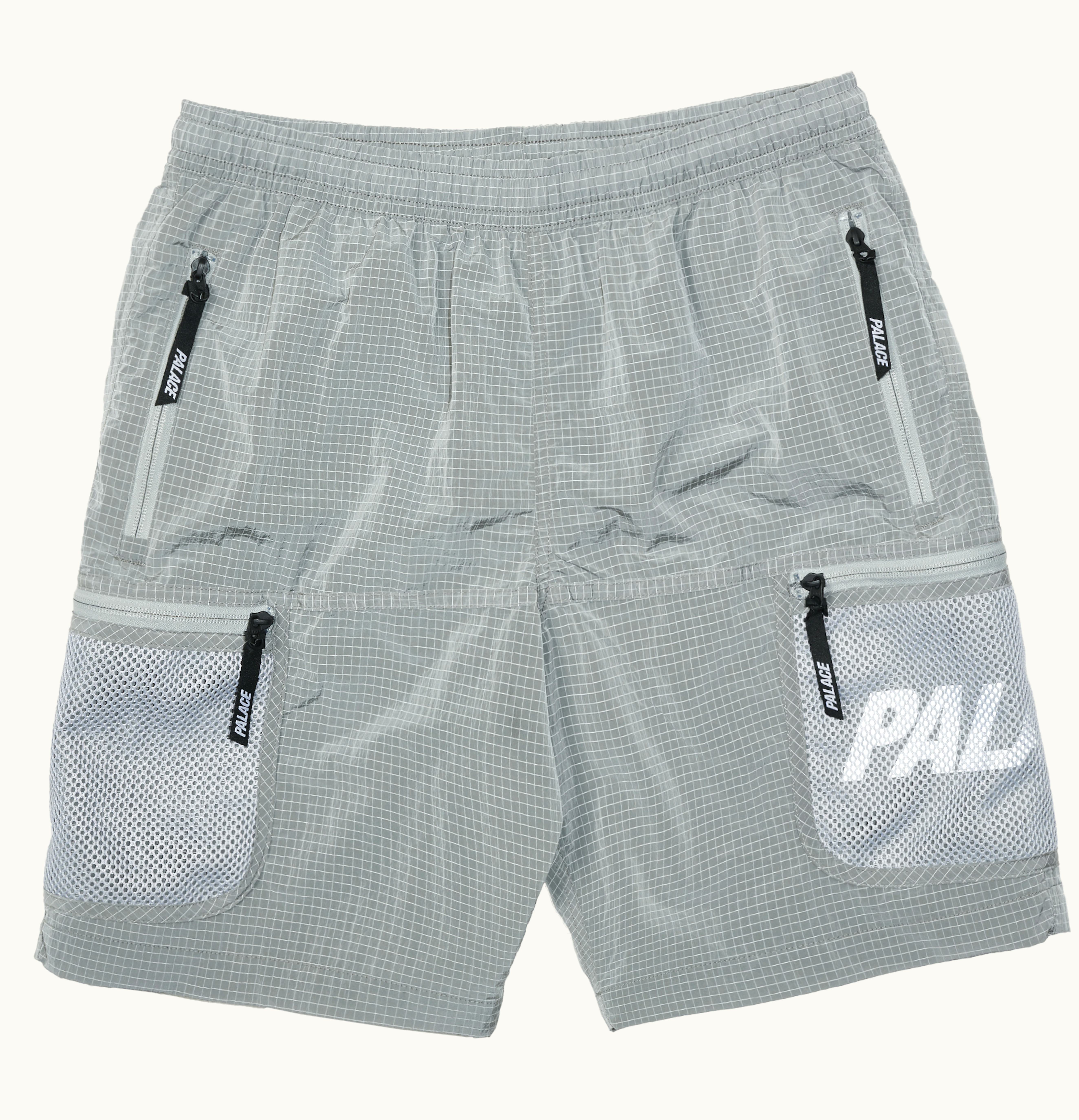 Palace Palace Mesh Pocket Shell Shorts Grey