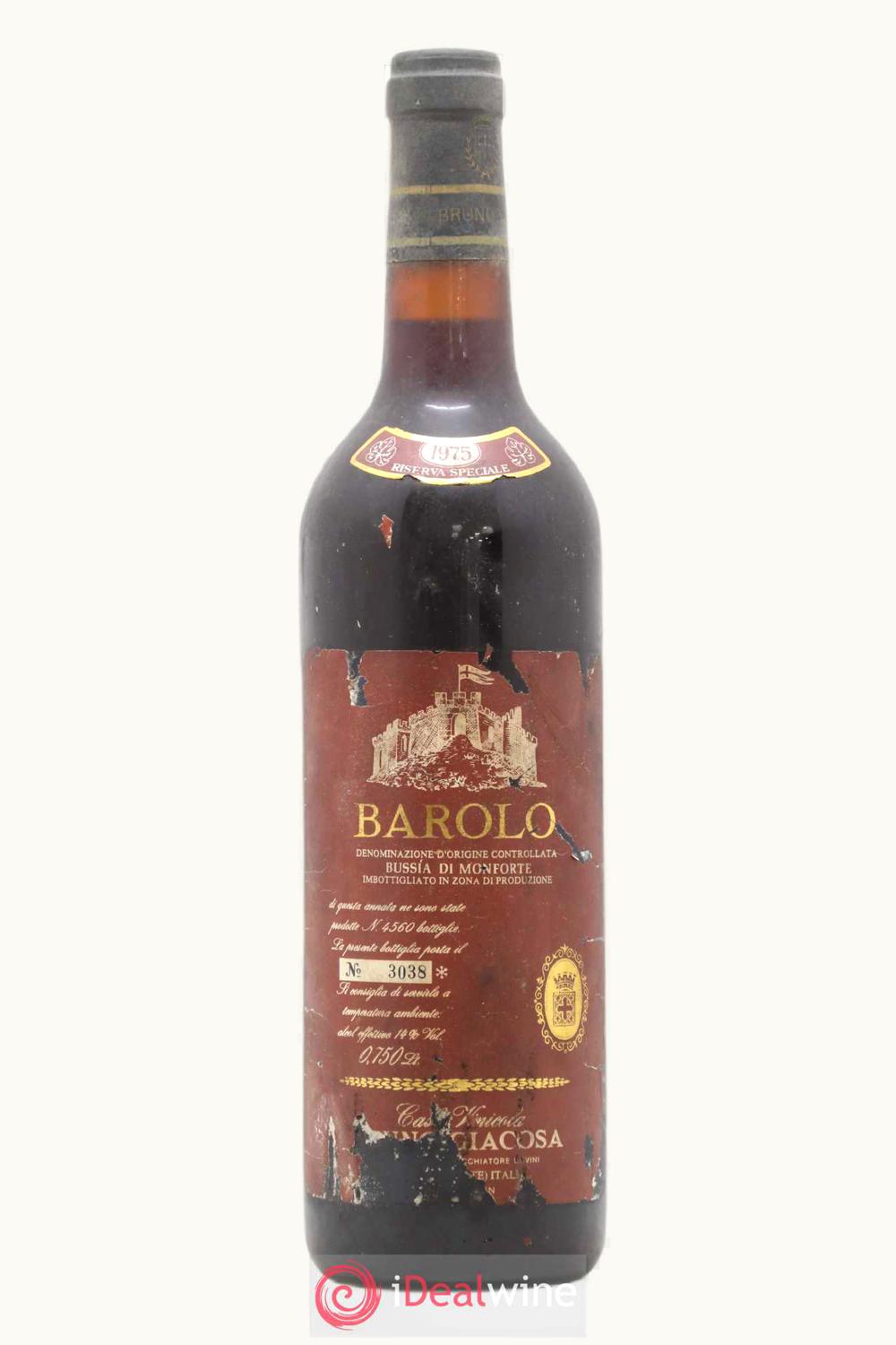 Bruno Giacosa Bussia di Monforte Riserva Speciale, 1975