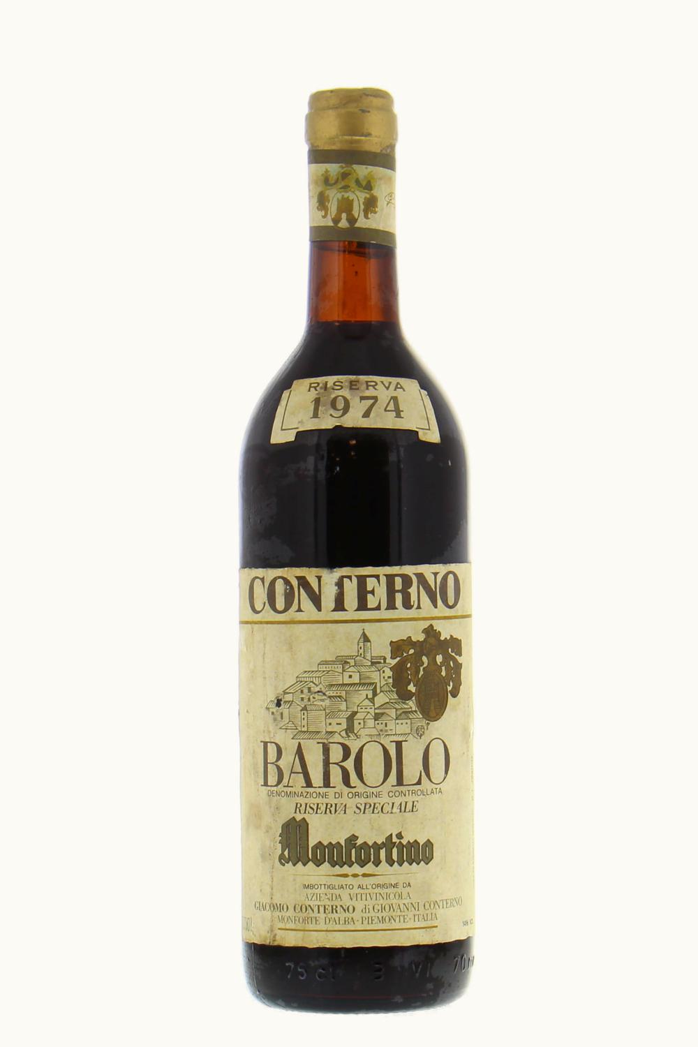 Giacomo Conterno Monfortino Riserva Barolo, 1974