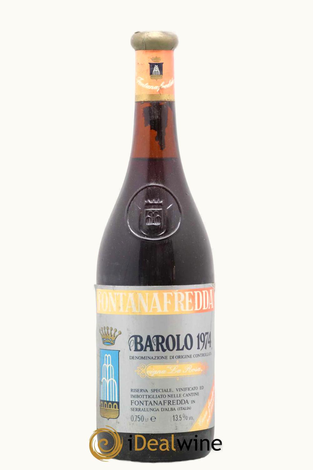 Fontanafredda VIgna La Rosa Barolo, 1974