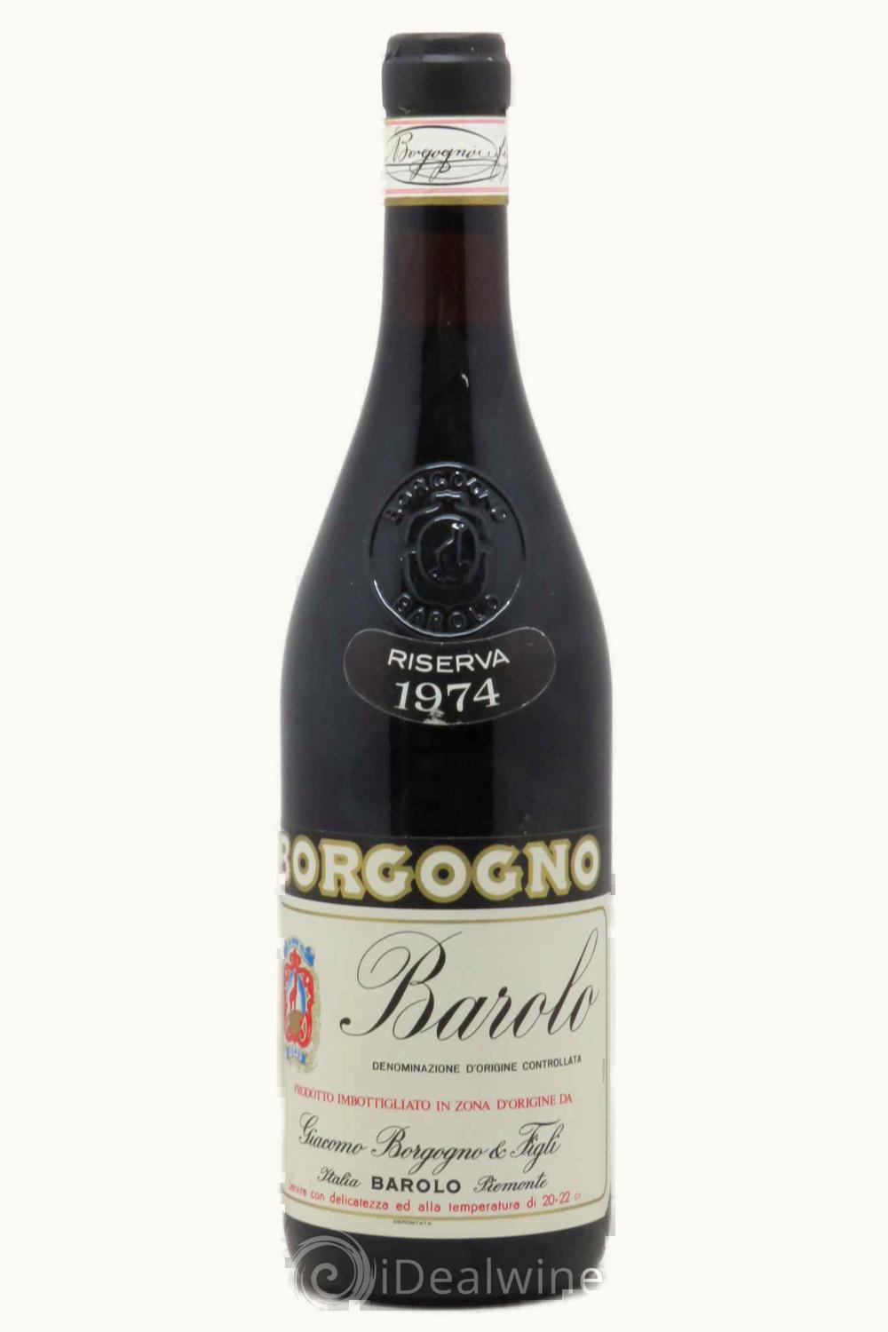 Giacomo Borgogno & Figli Riserva Barolo, 1974