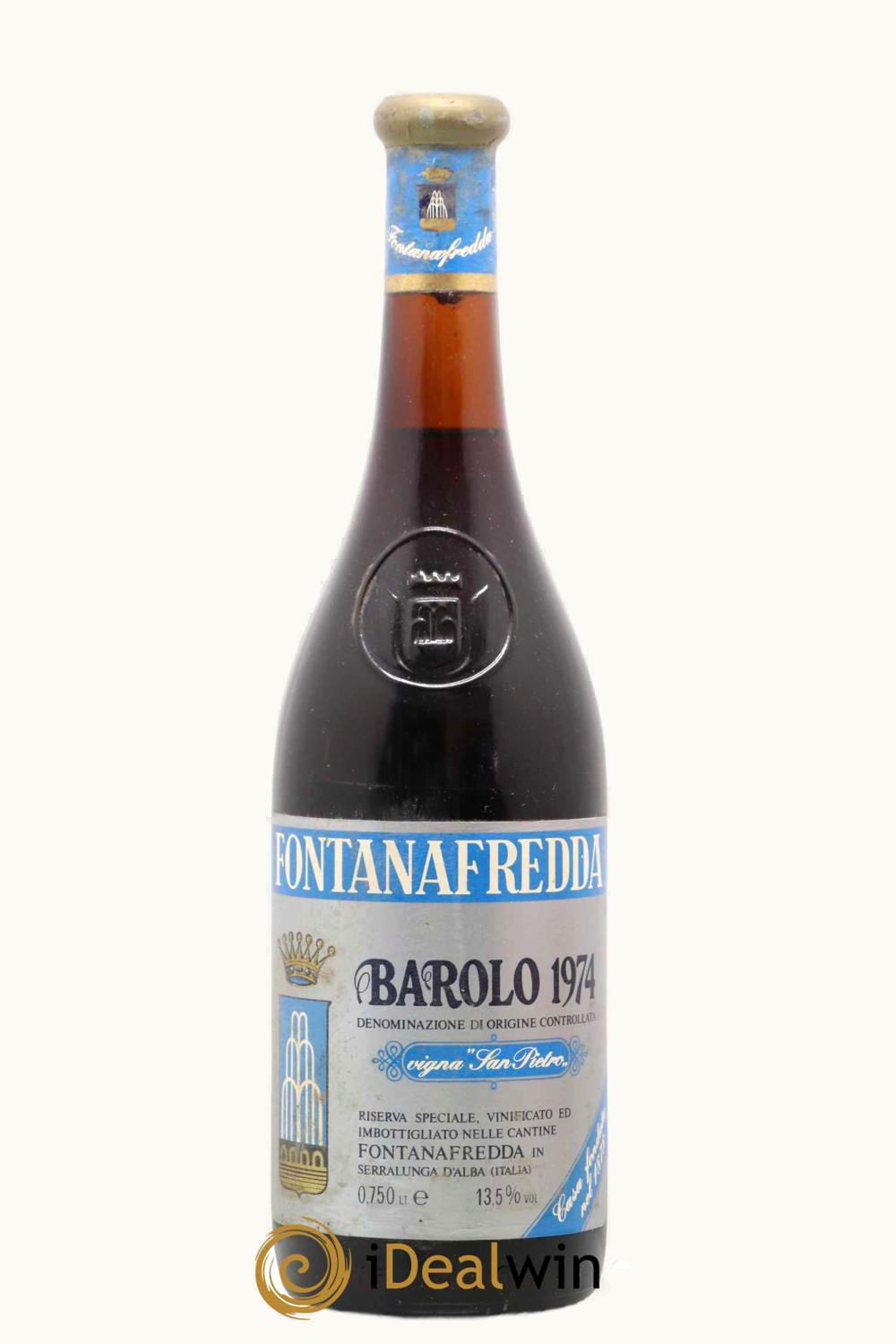 Fontanafredda VIgna San Pietro Barolo, 1974