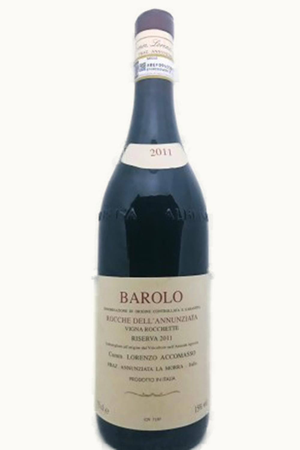 Cavalier Lorenzo Accomasso VIgna Rochette Barolo, 1974