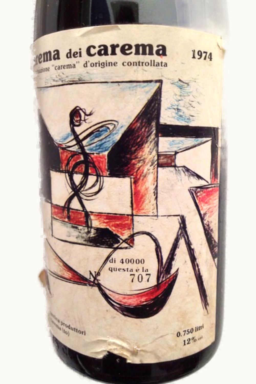 Cantina dei Produttori Nebbiolo di Etichetta Nera Classico di Carema Etichetta Bianca 'Carema Riserva', 1974