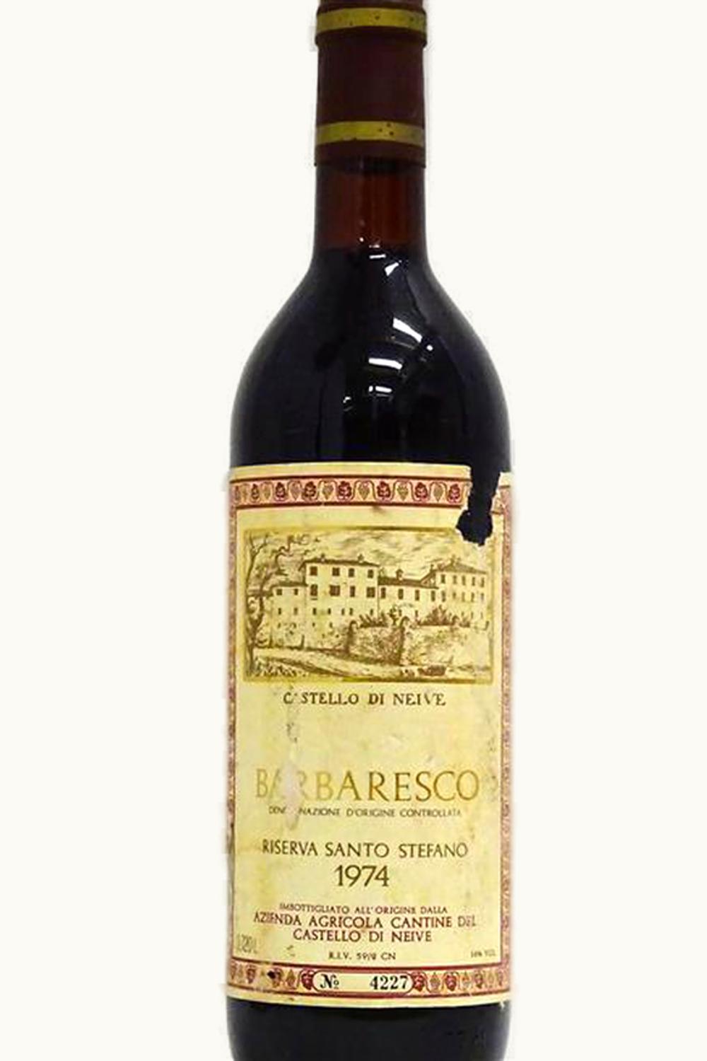Castello di Neive Santo Stefano Riserva Barbaresco, 1974